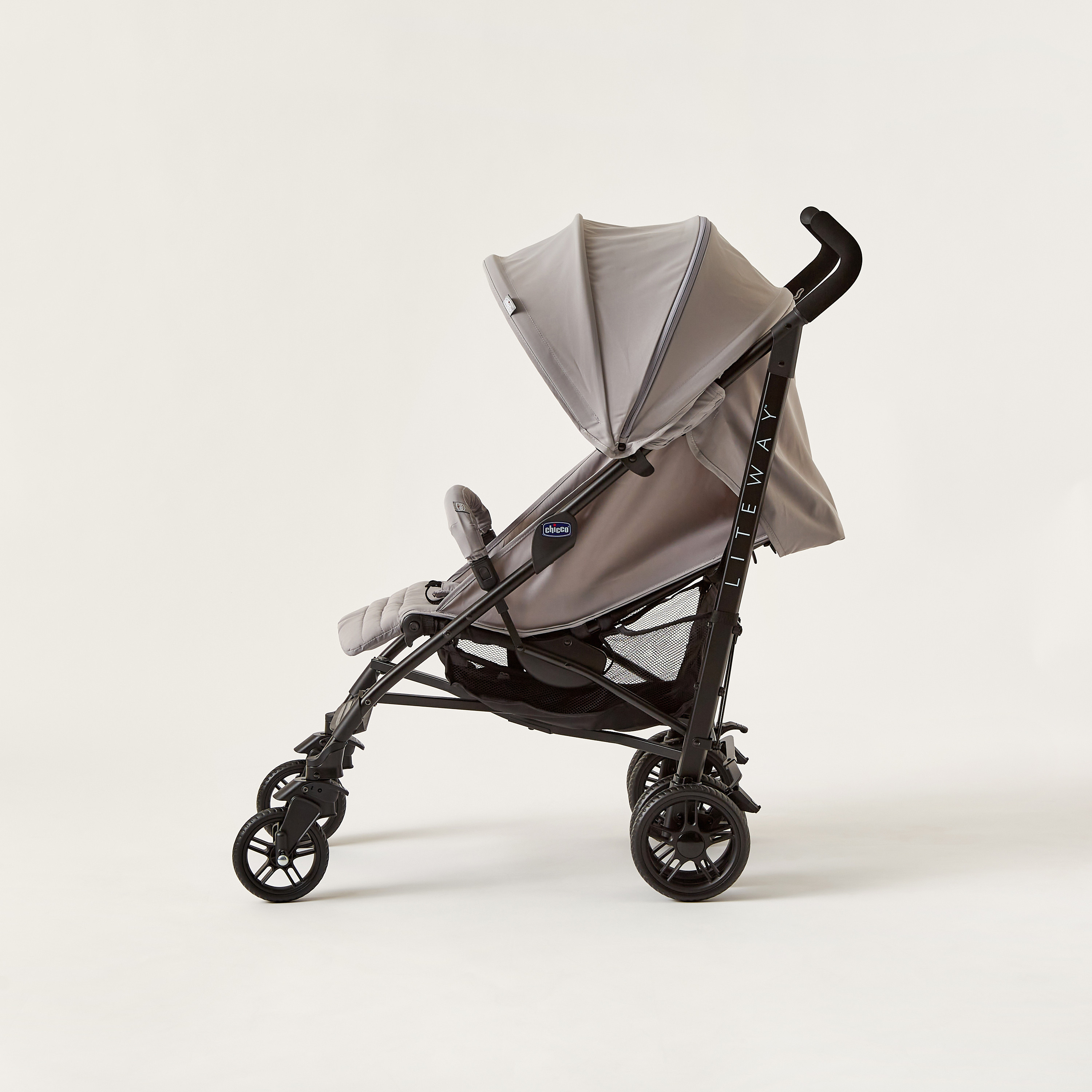 Chicco Liteway Grey Stroller with Multi Position Reclining Seat Upto 3 years