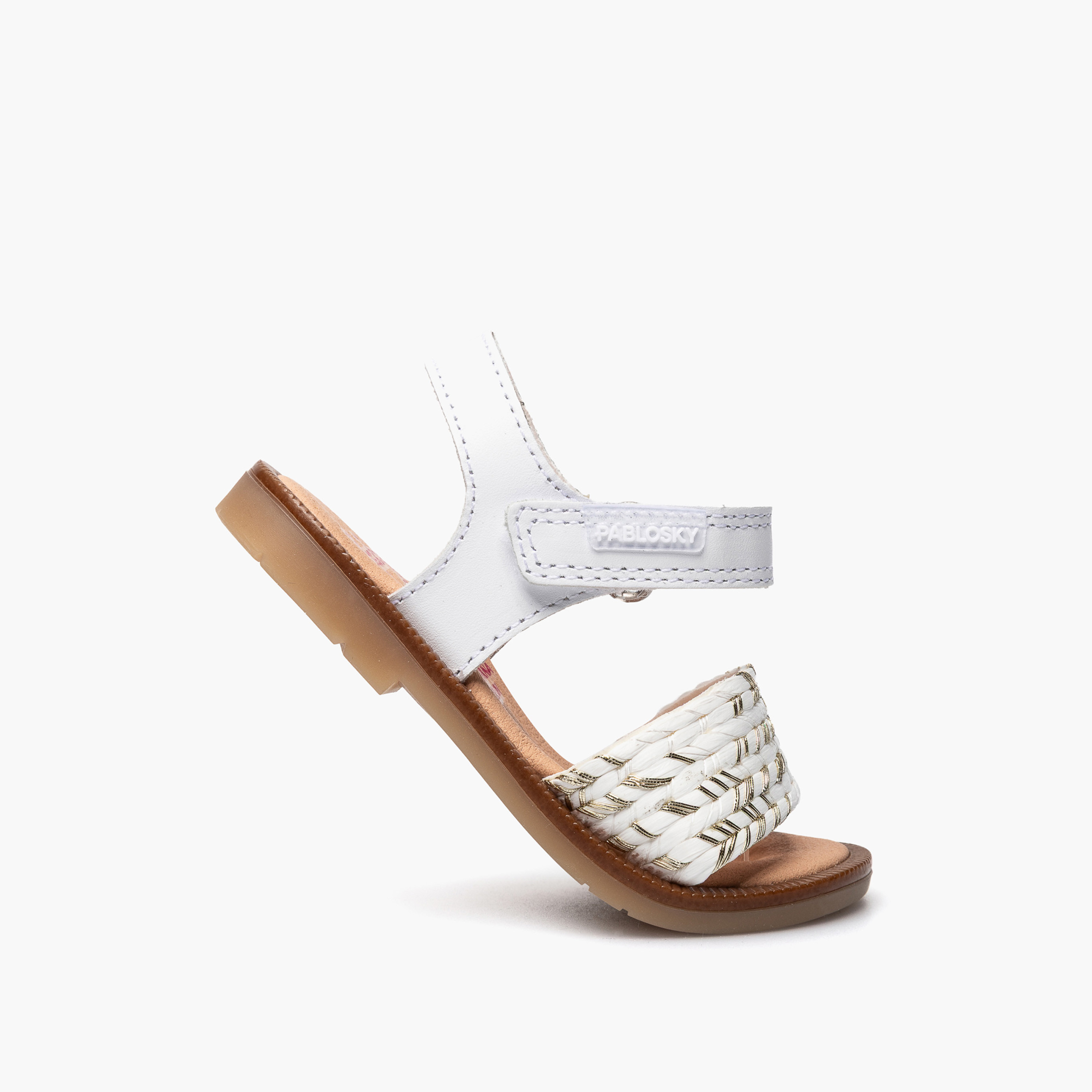 Pablosky Sandals with Hook & Loop Closure-baby-girls-shoes-sandals-image-5