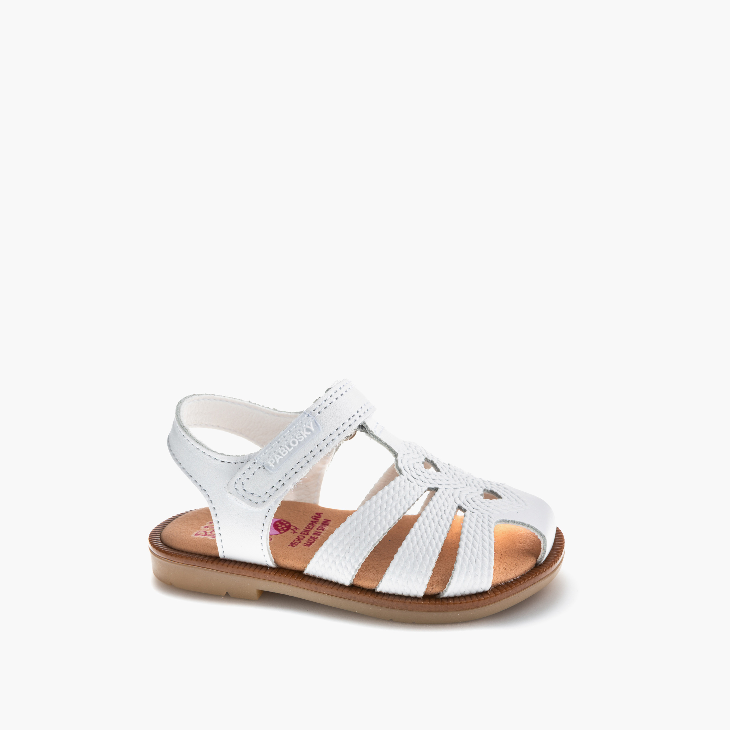 Pablosky Comfort Sandals with Hook & Loop Closure-baby-girls-shoes-sandals-image-1