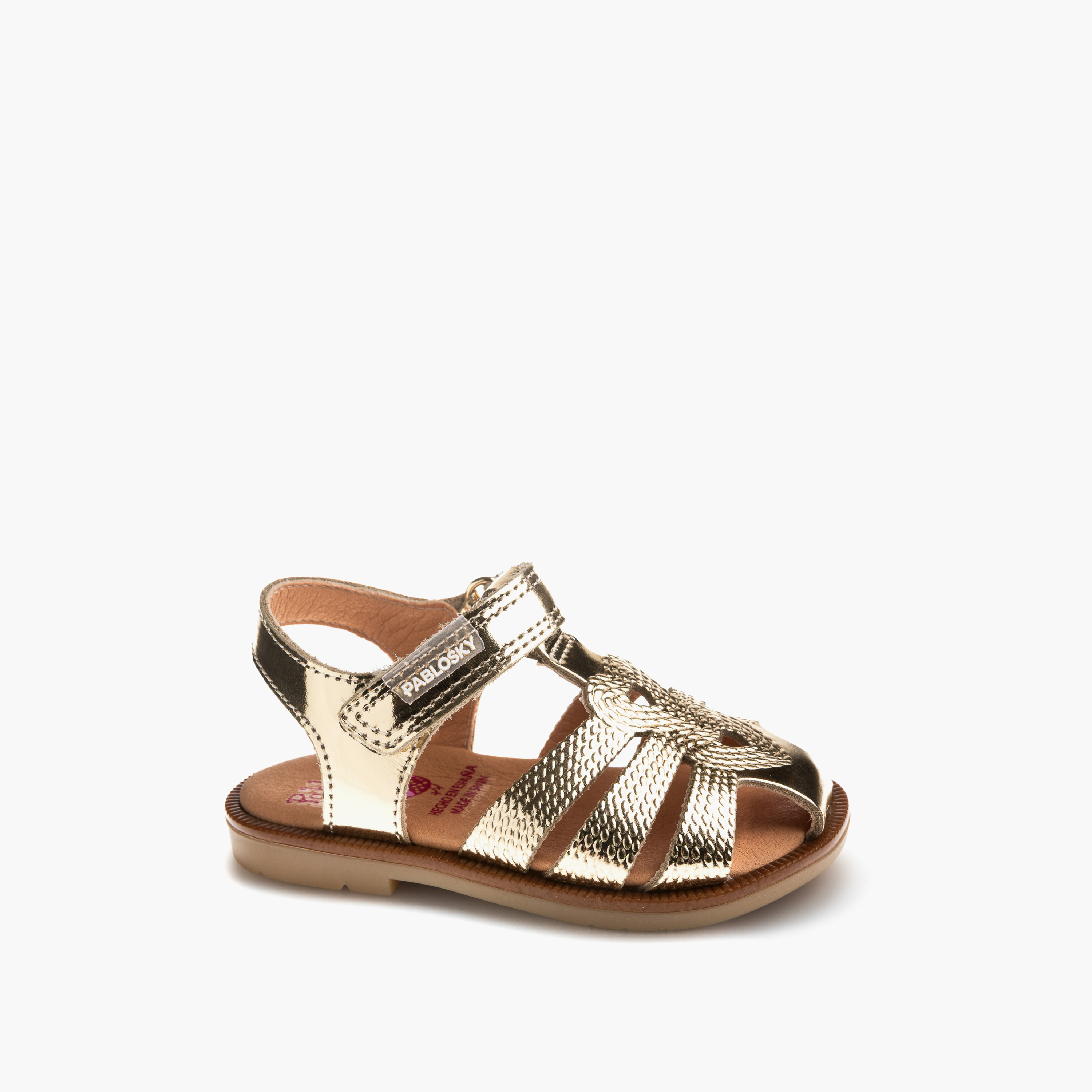 صندل جلد مريح بشريط إغلاق لاصق من بابلوسكي-baby-girls-shoes-sandals-image-7