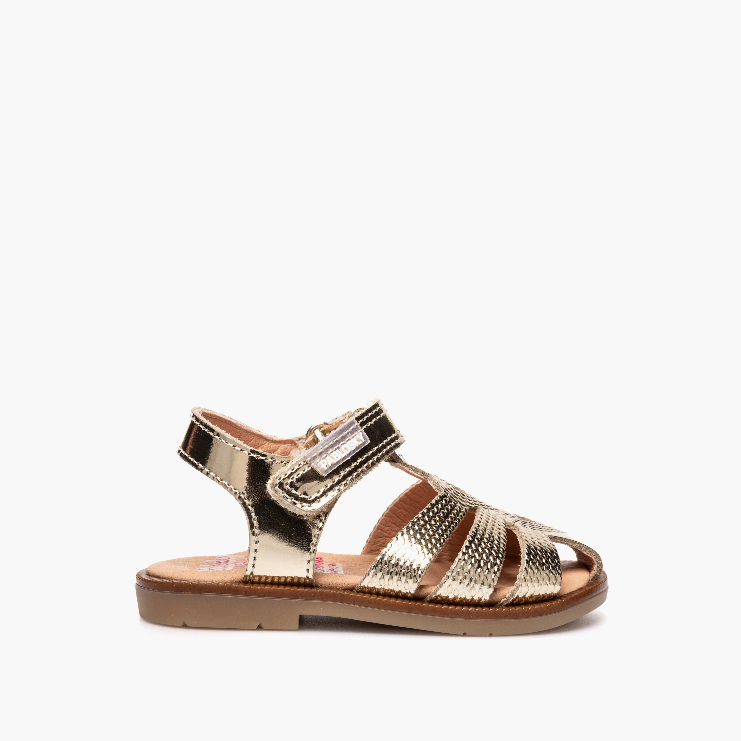 صندل جلد مريح بشريط إغلاق لاصق من بابلوسكي-baby-girls-shoes-sandals-image-6