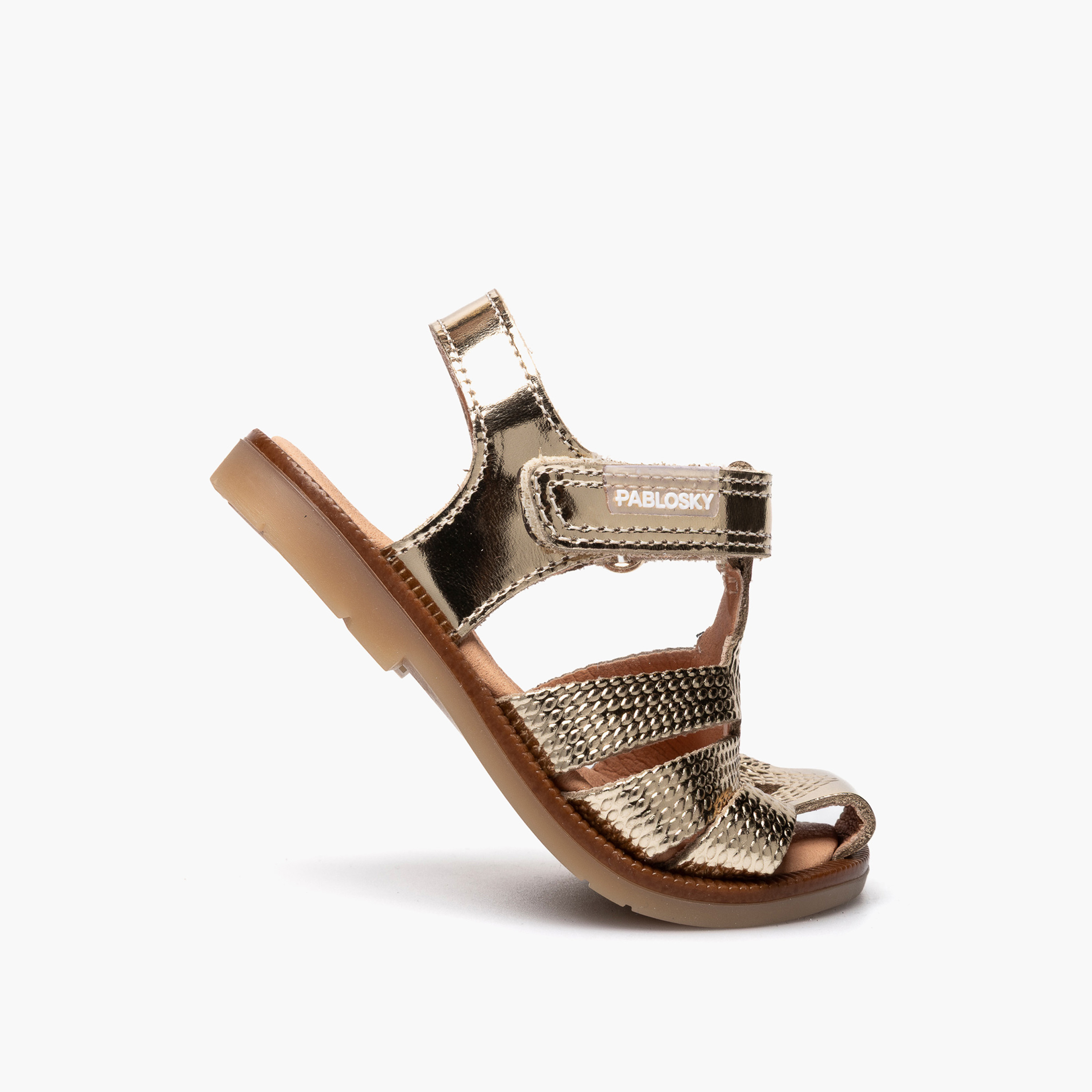 صندل جلد مريح بشريط إغلاق لاصق من بابلوسكي-baby-girls-shoes-sandals-image-3