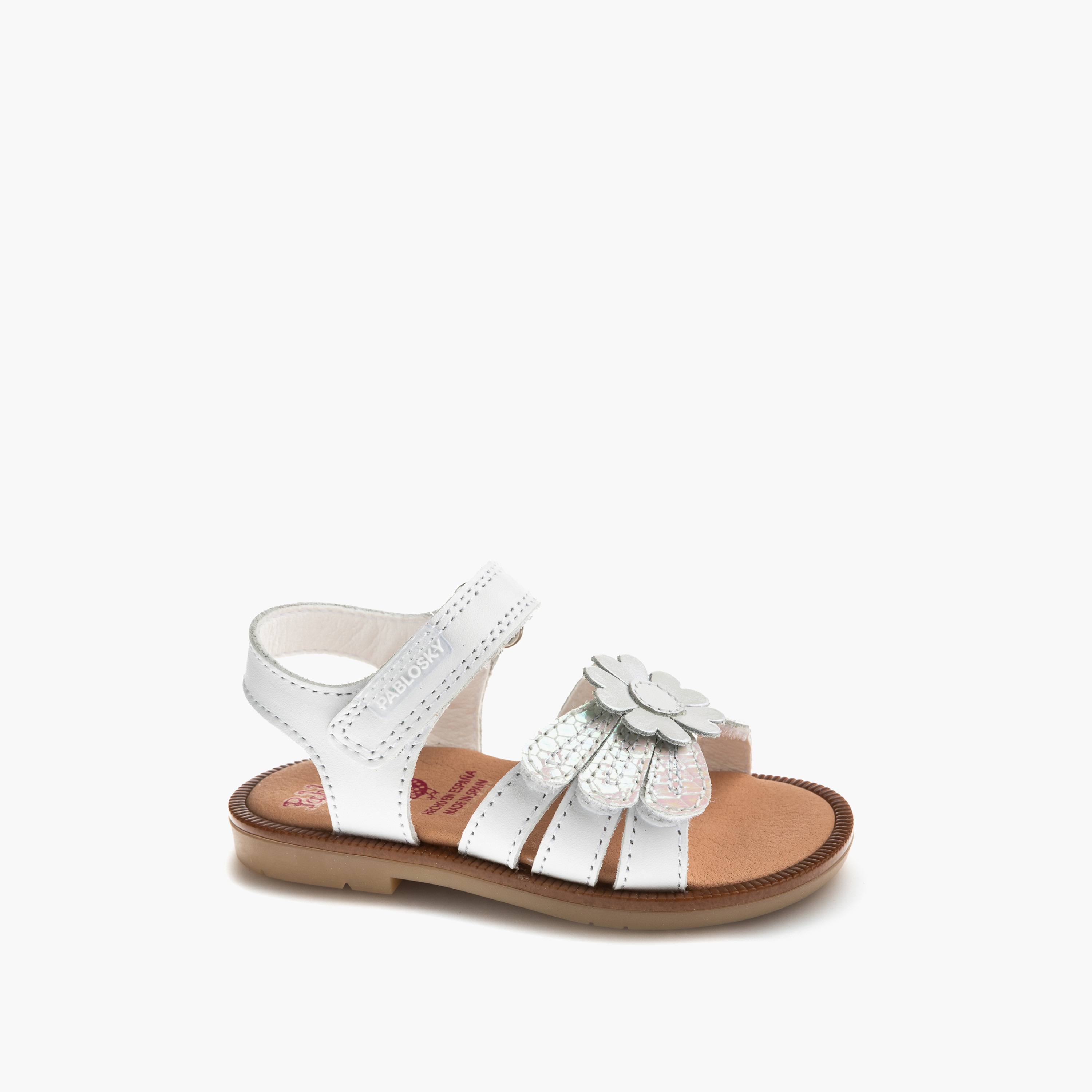 Pablosky Sandals with Hook & Loop Closure-baby-girls-shoes-sandals-image-1