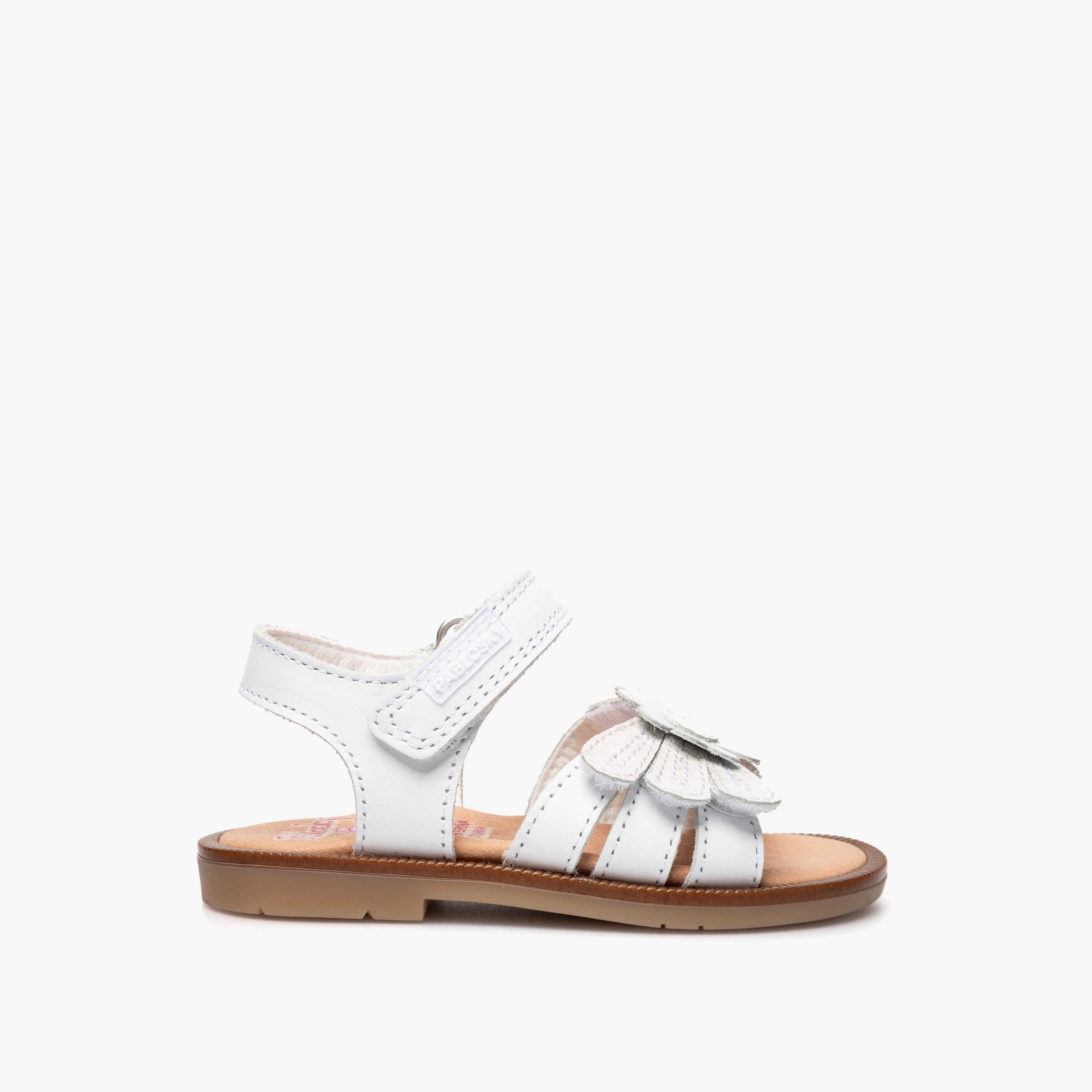 Pablosky Sandals with Hook & Loop Closure-baby-girls-shoes-sandals-image-2