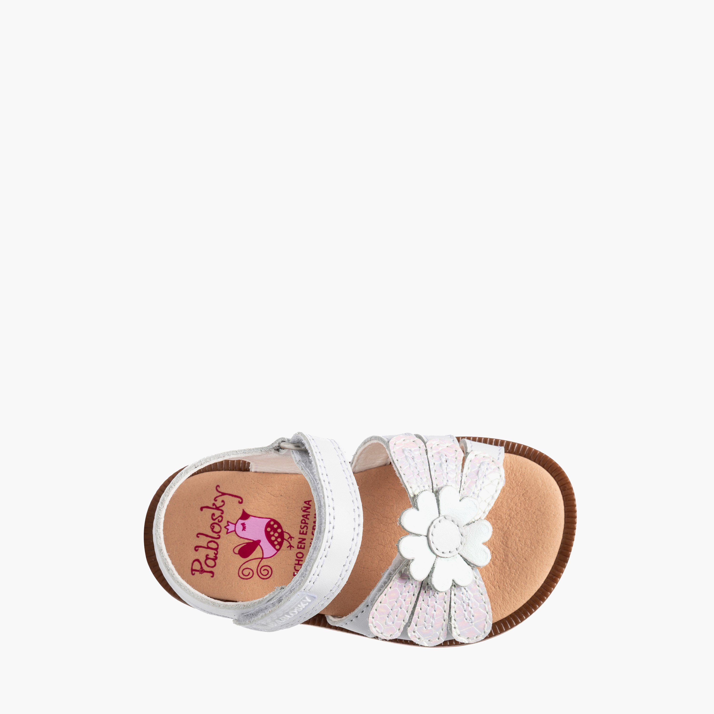 Pablosky Sandals with Hook & Loop Closure-baby-girls-shoes-sandals-image-4