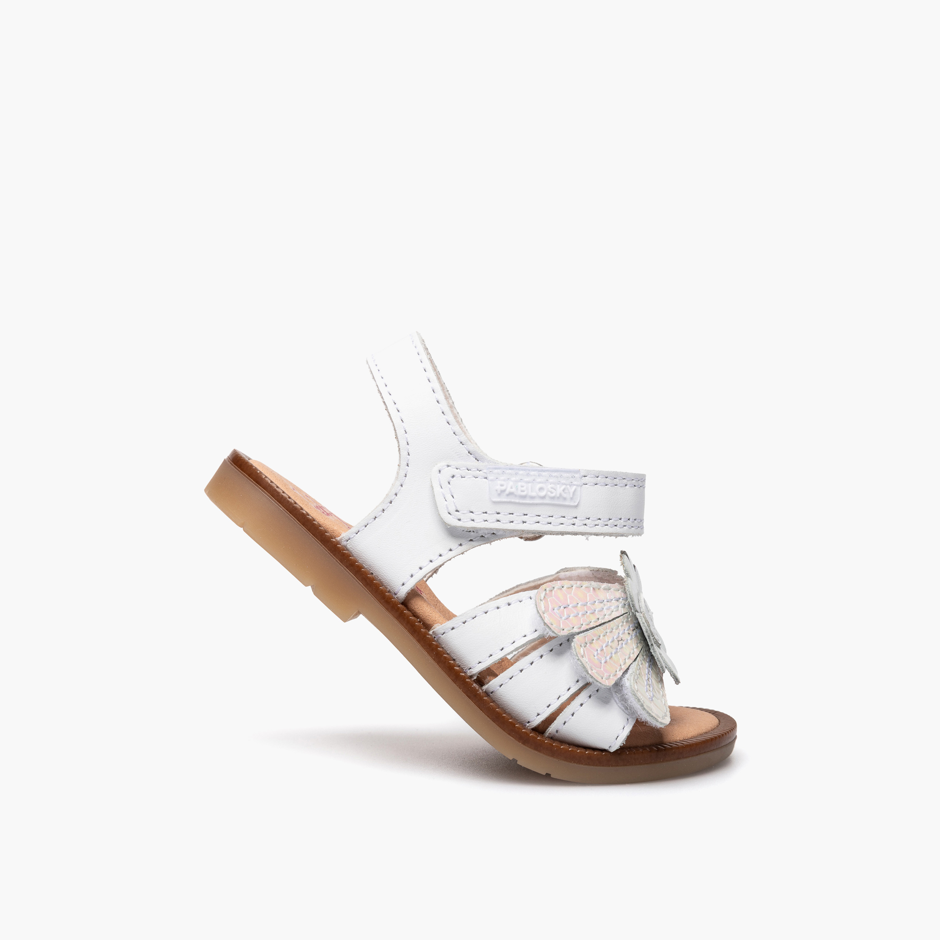 Pablosky Sandals with Hook & Loop Closure-baby-girls-shoes-sandals-image-5