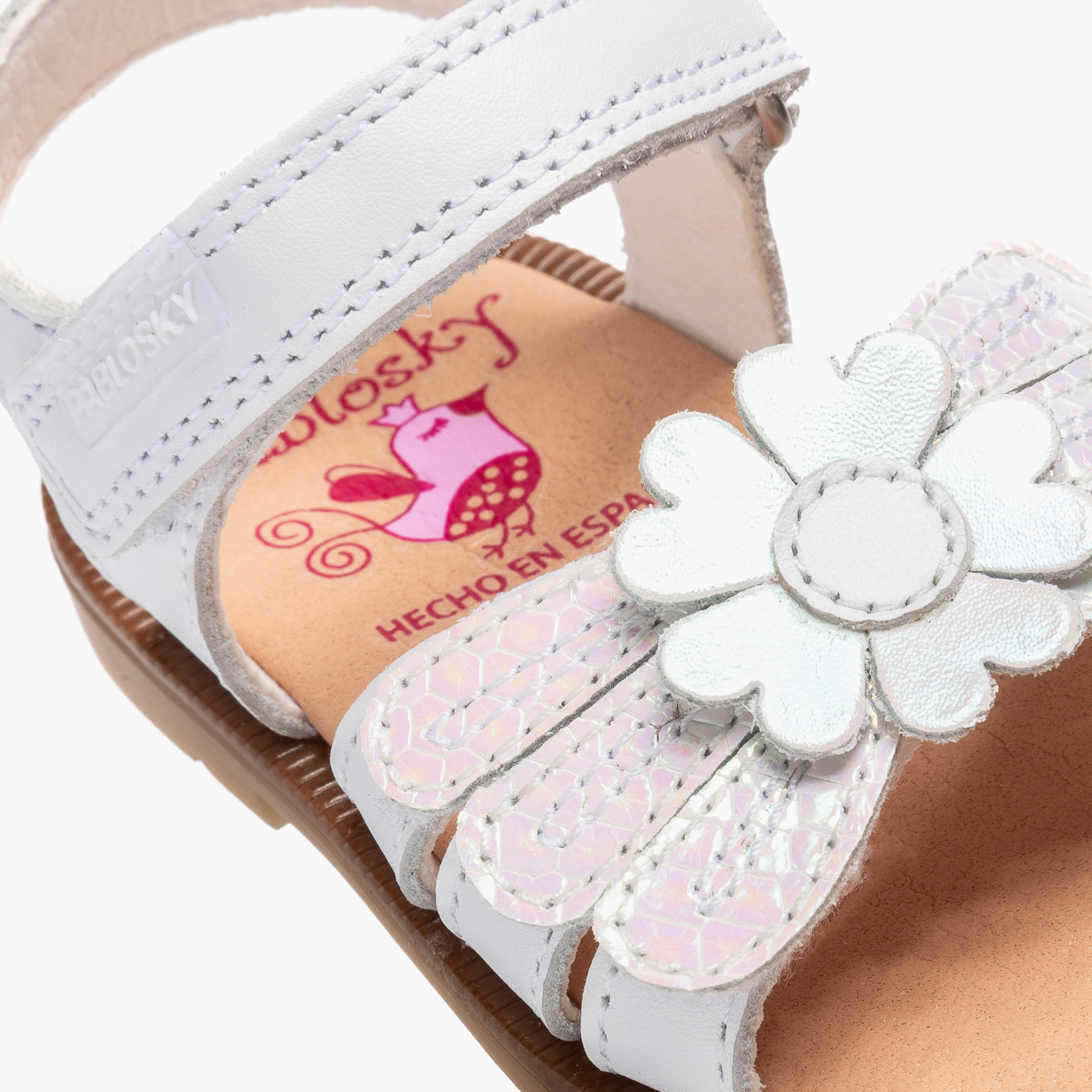 Pablosky Sandals with Hook & Loop Closure-baby-girls-shoes-sandals-image-7