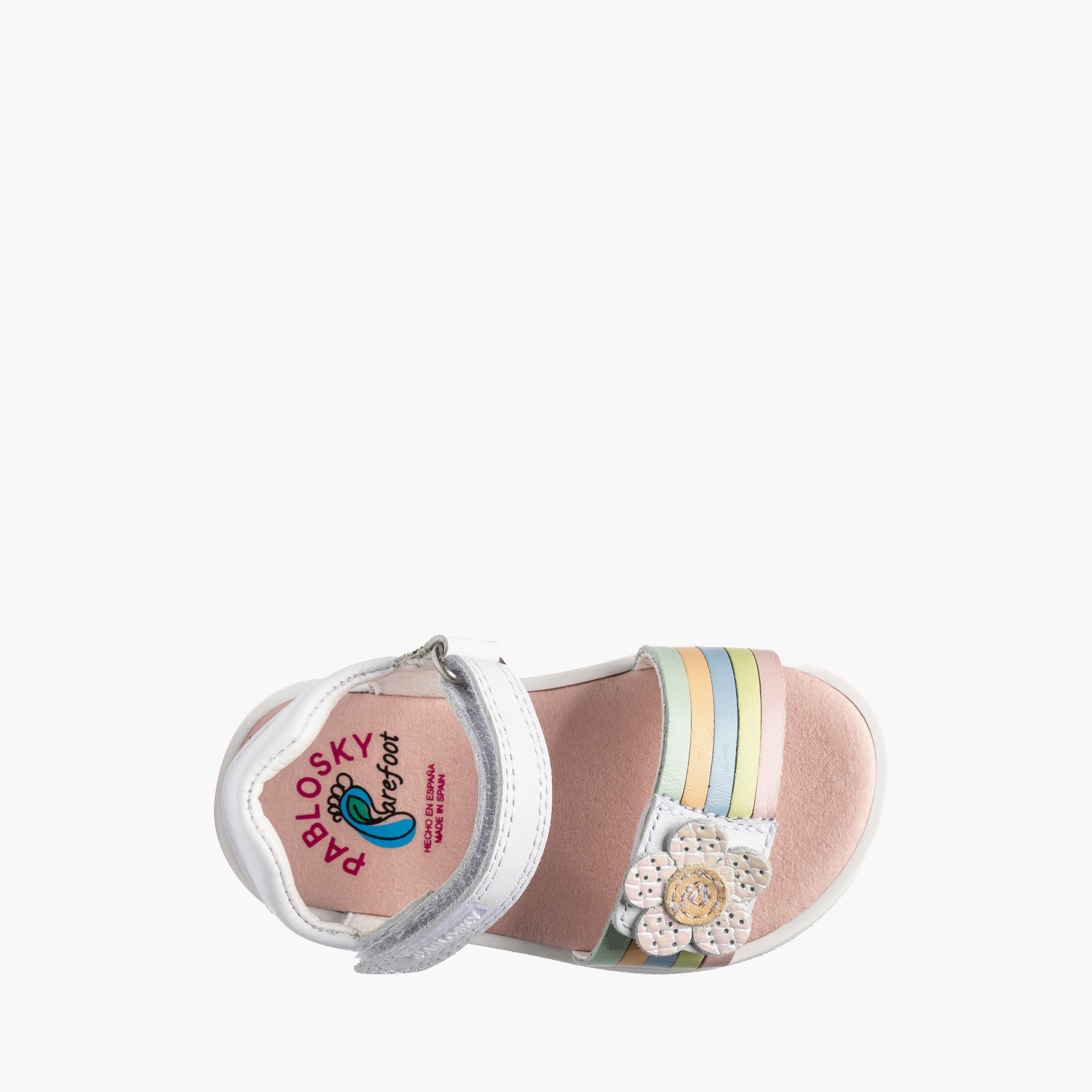 صندل جلد بشريط إغلاق لاصق من بابلوسكي-baby-girls-shoes-sandals-image-4