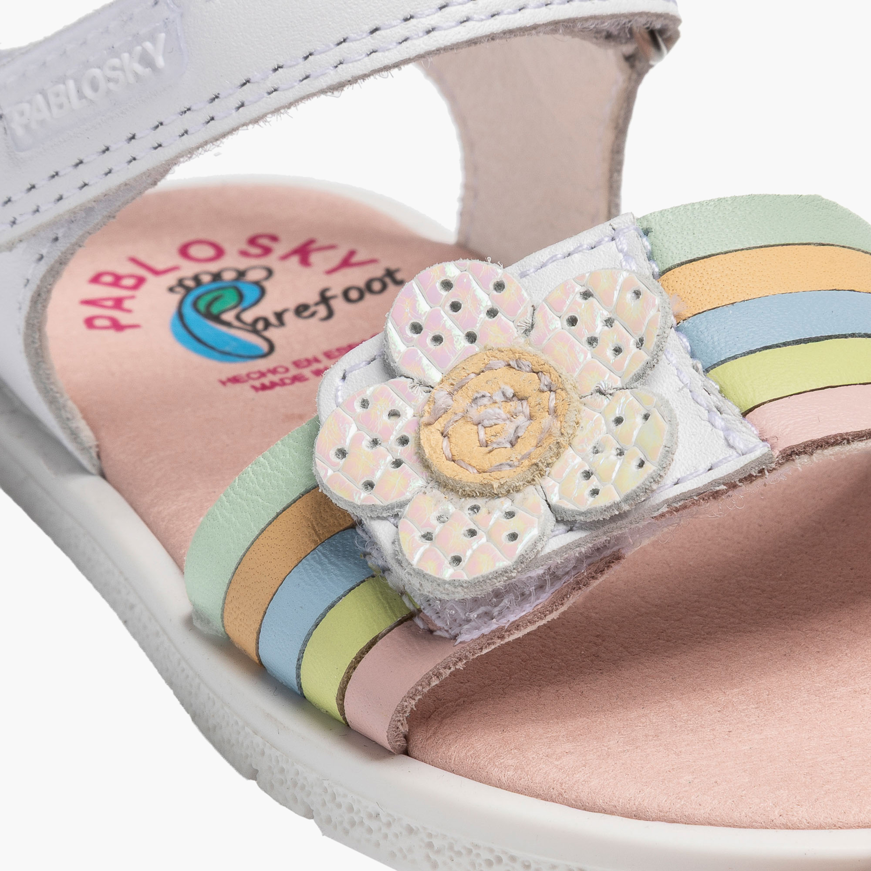 صندل جلد بشريط إغلاق لاصق من بابلوسكي-baby-girls-shoes-sandals-image-1