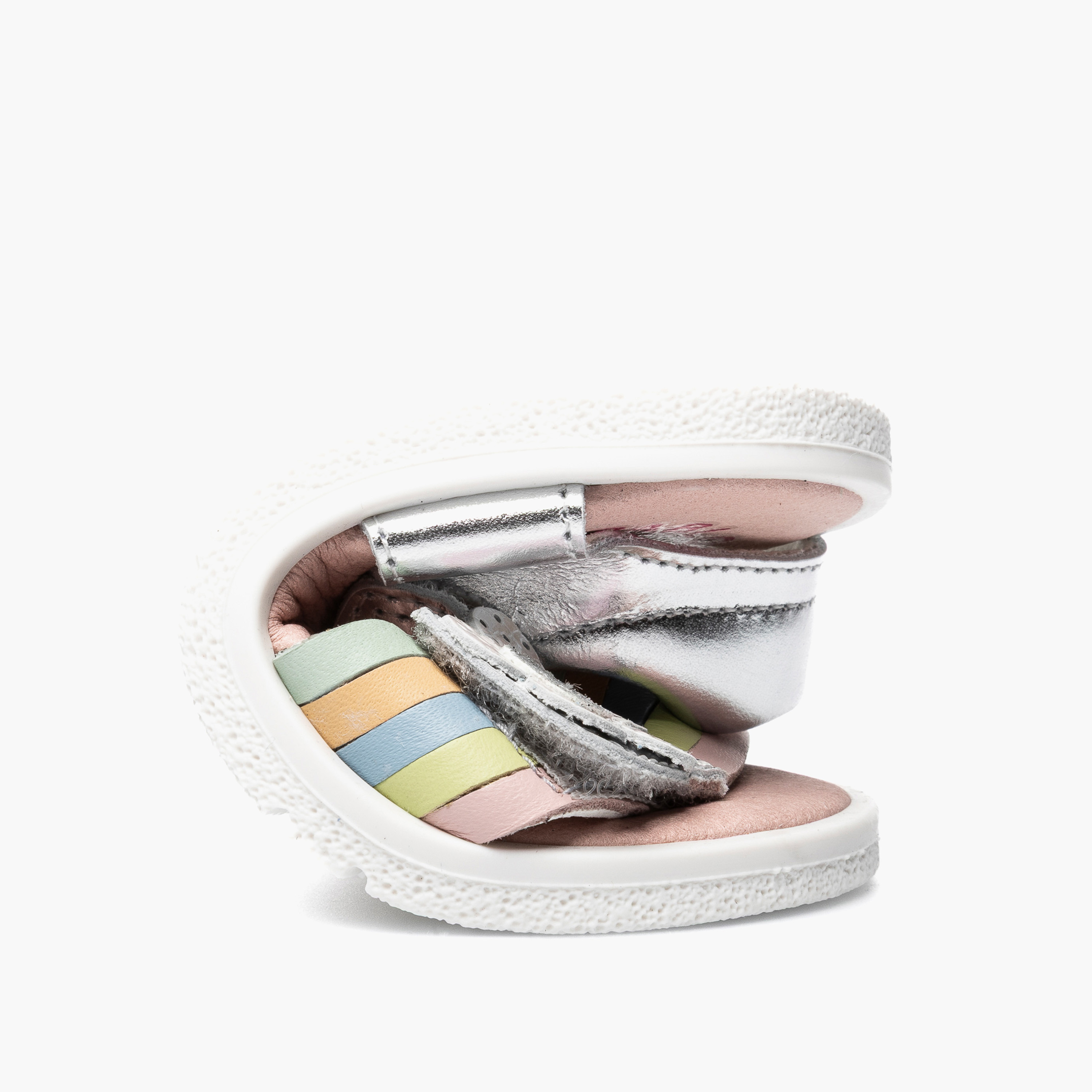 Pablosky Sandals with Hook & Loop Closure with Floral Accent-baby-girls-shoes-sandals-image-6
