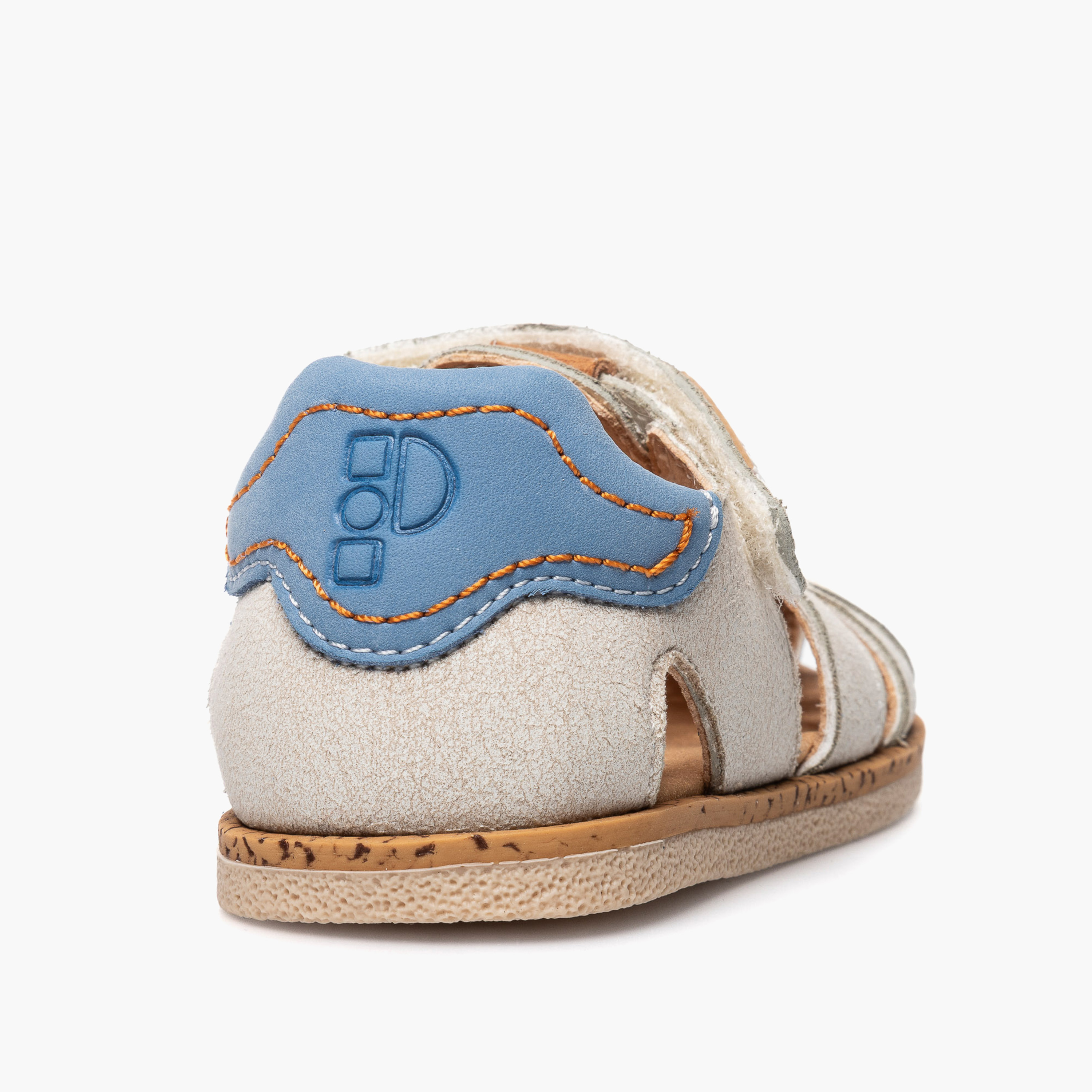 Pablosky Sandals with Hook & Loop Closure with Stitch Design-baby-boys-shoes-sandals-image-3
