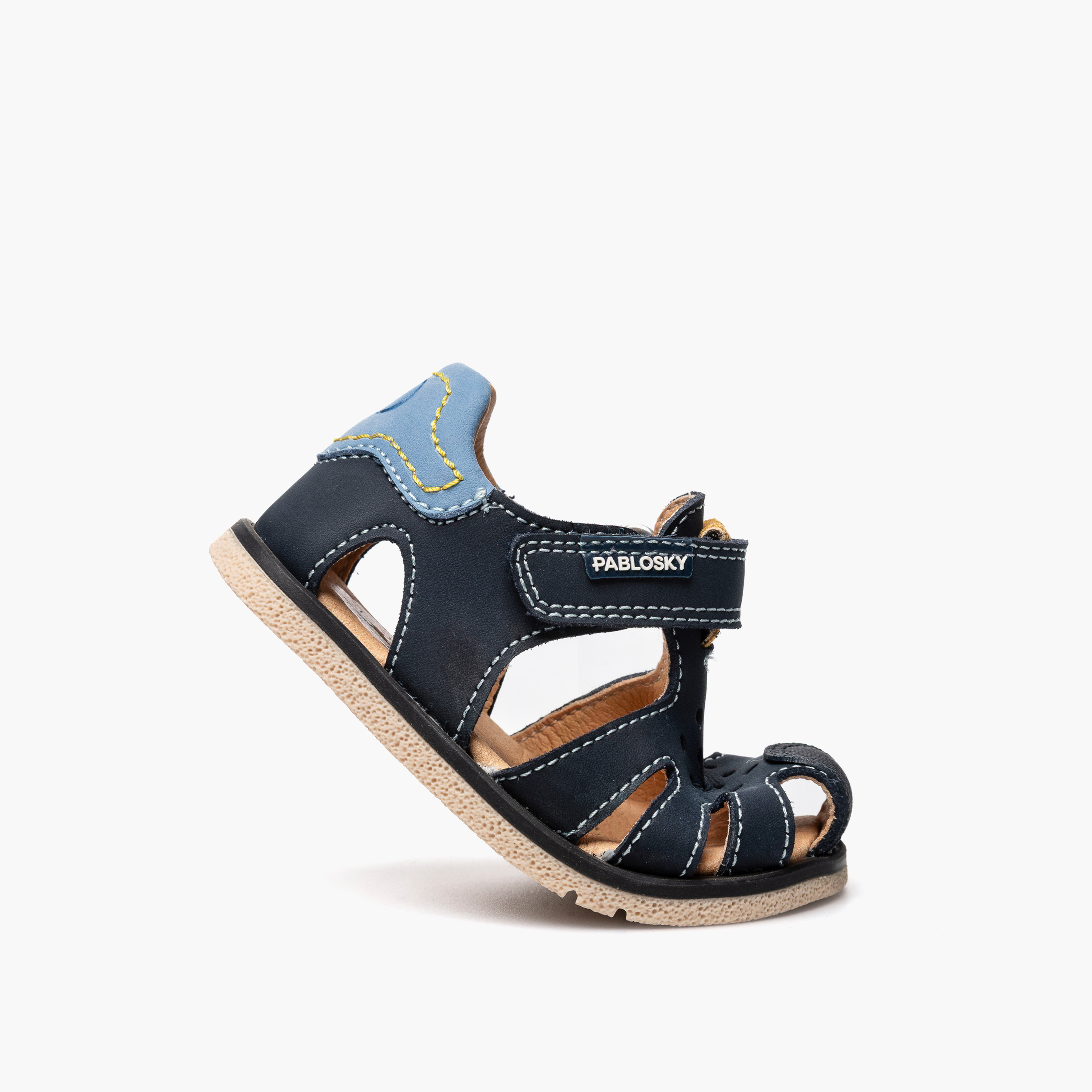 Pablosky Comfort Sandals with Hook & Loop Closure-baby-boys-shoes-sandals-image-5