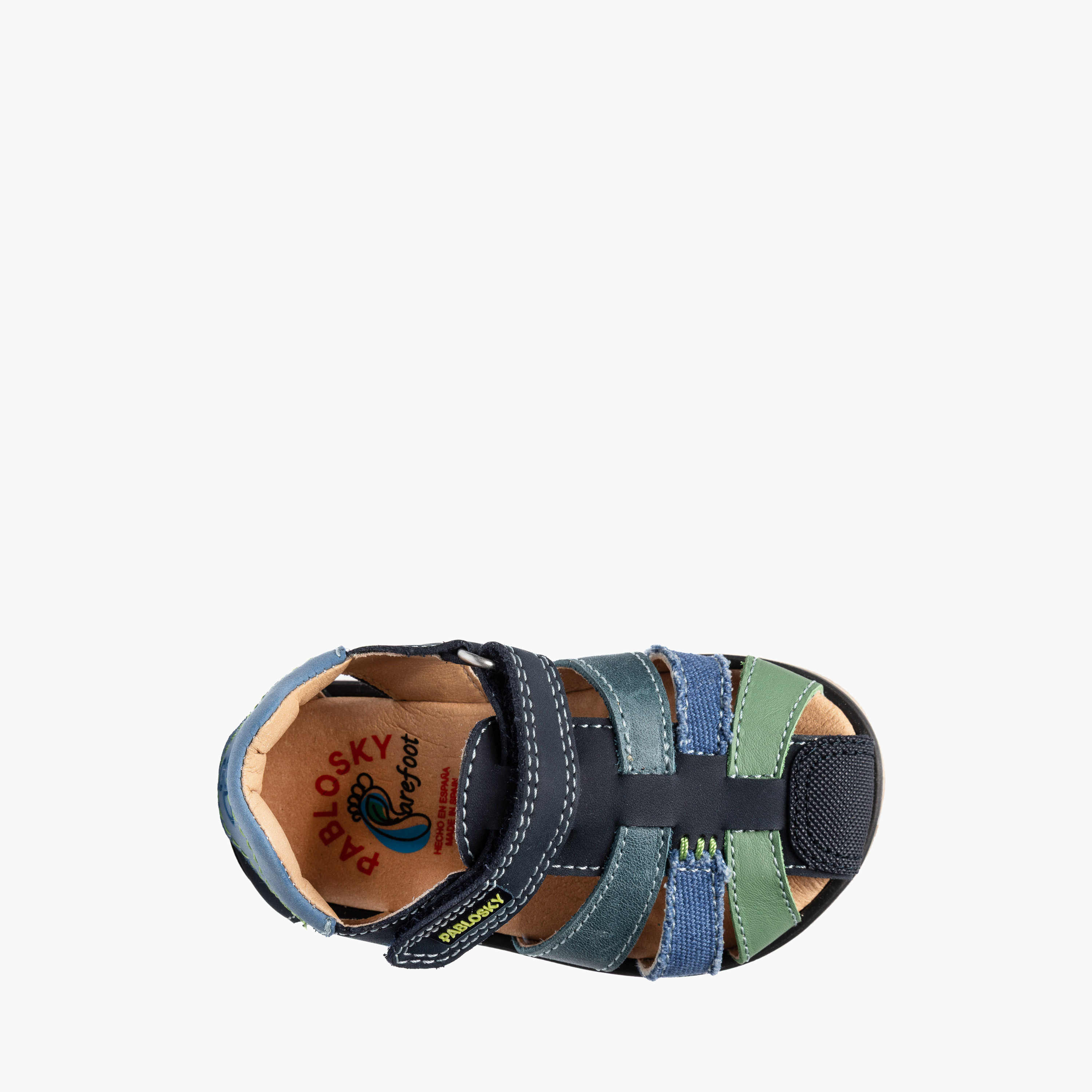 Pablosky Sandals with Hook and Loop Closure-baby-boys-shoes-sandals-image-4