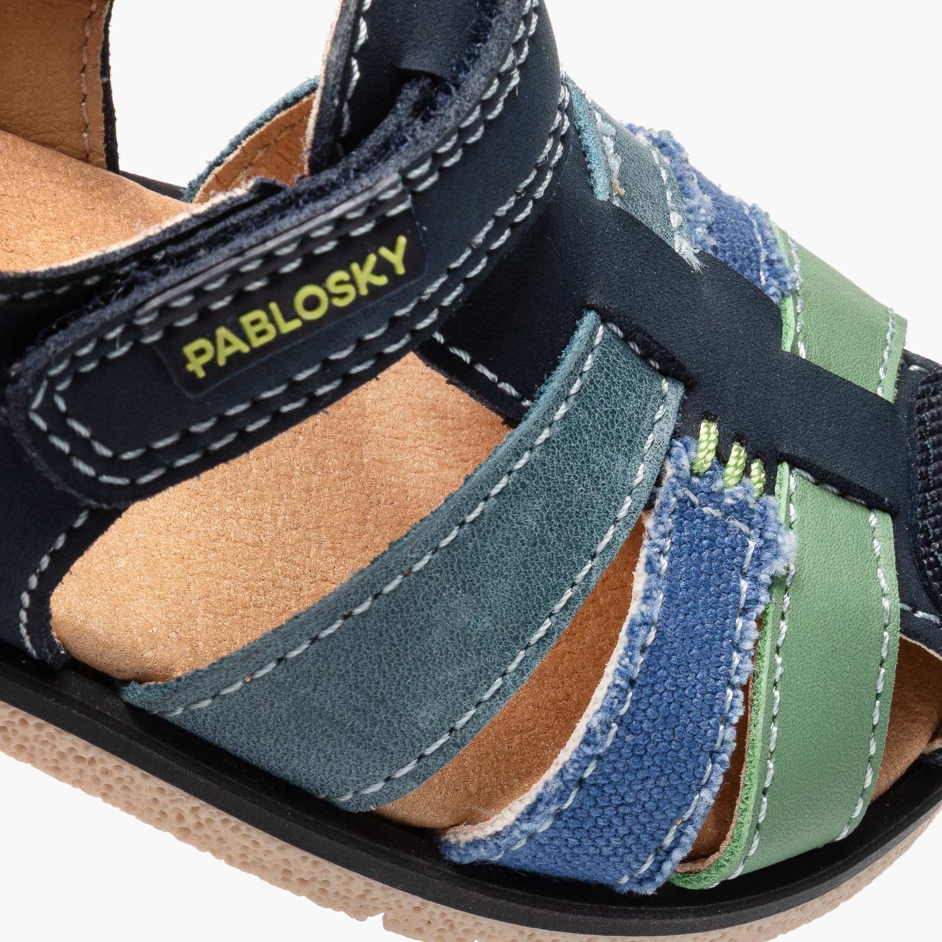 Pablosky Sandals with Hook and Loop Closure-baby-boys-shoes-sandals-image-7