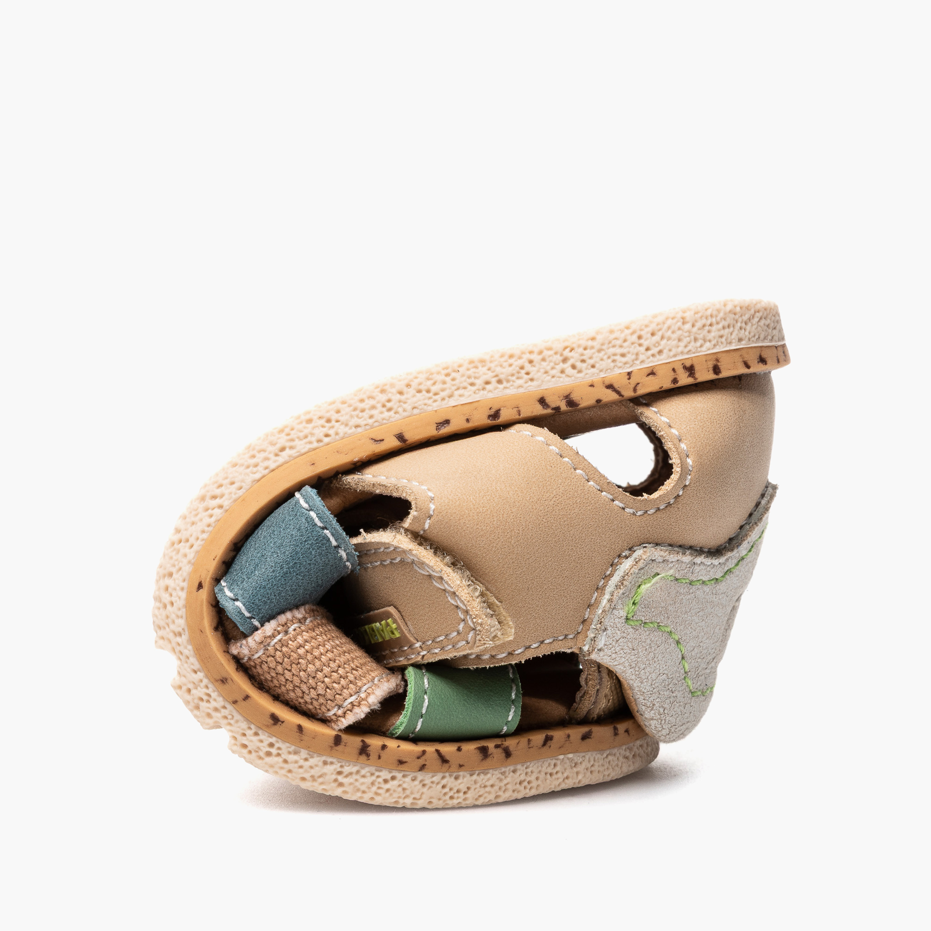 Pablosky Leather Comfort Sandals with Hook & Loop Closure-baby-boys-shoes-sandals-image-6