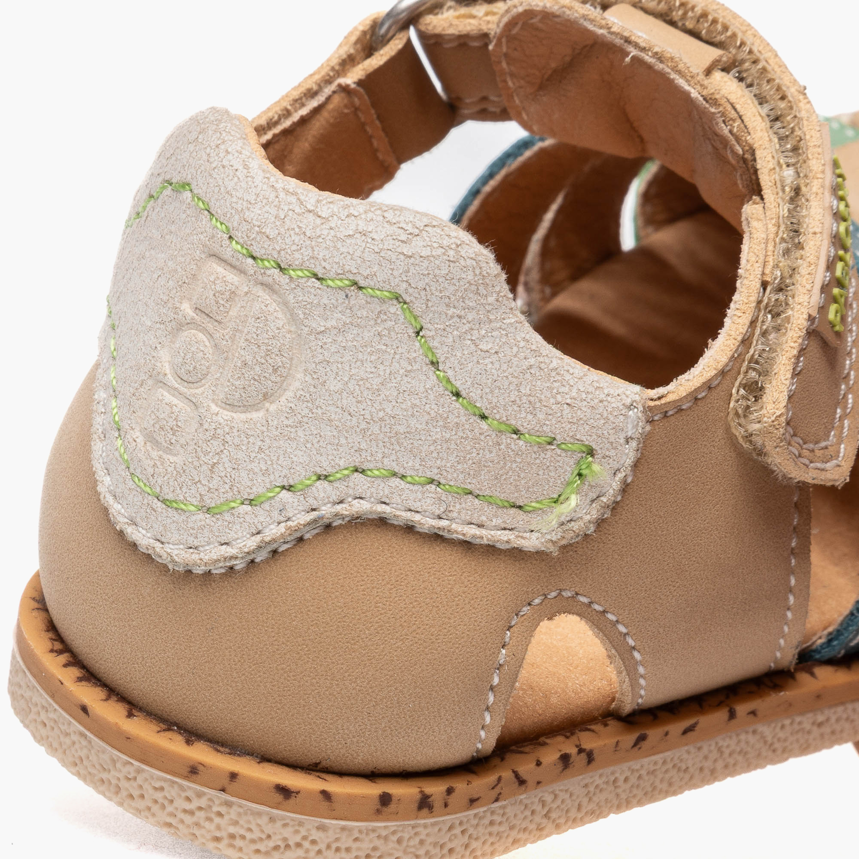 Pablosky Leather Comfort Sandals with Hook & Loop Closure-baby-boys-shoes-sandals-image-7