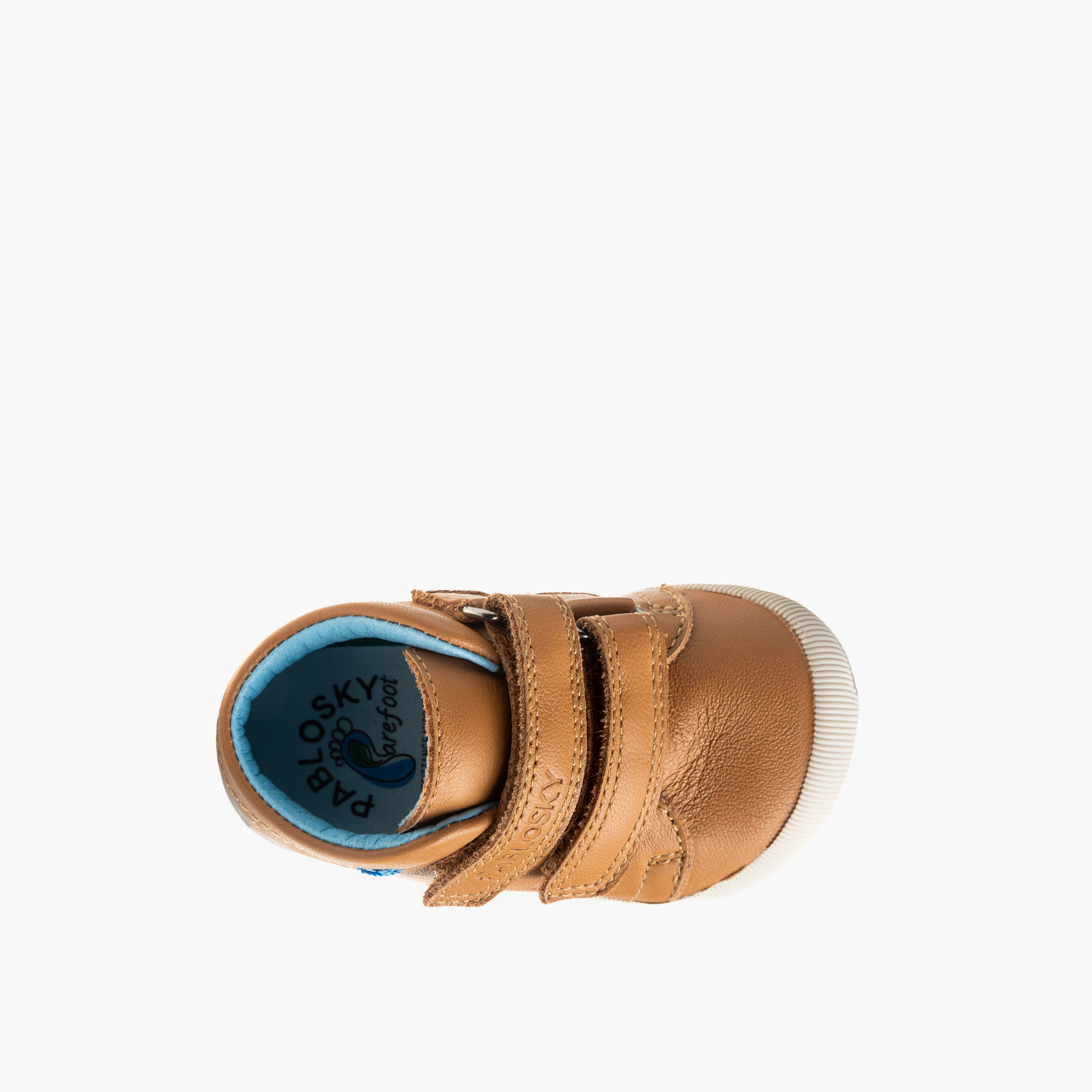 Pablosky Leather Booties with Hook & Loop Closure-baby-boys-shoes-booties-image-3