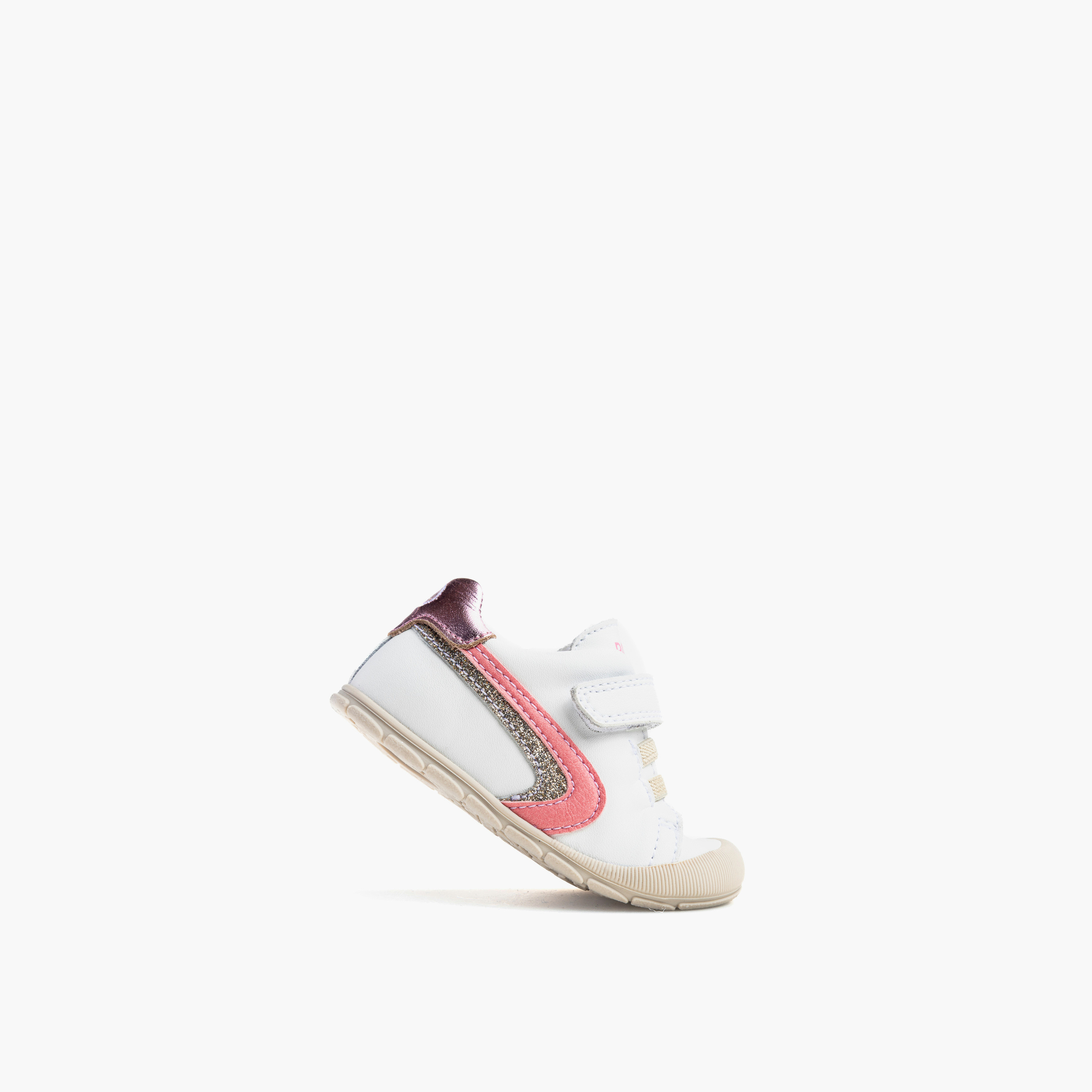 حذاء أطفال جلد بخطوط وشريط إغلاق لاصق من بابلوسكي-baby-girls-shoes-booties-image-4