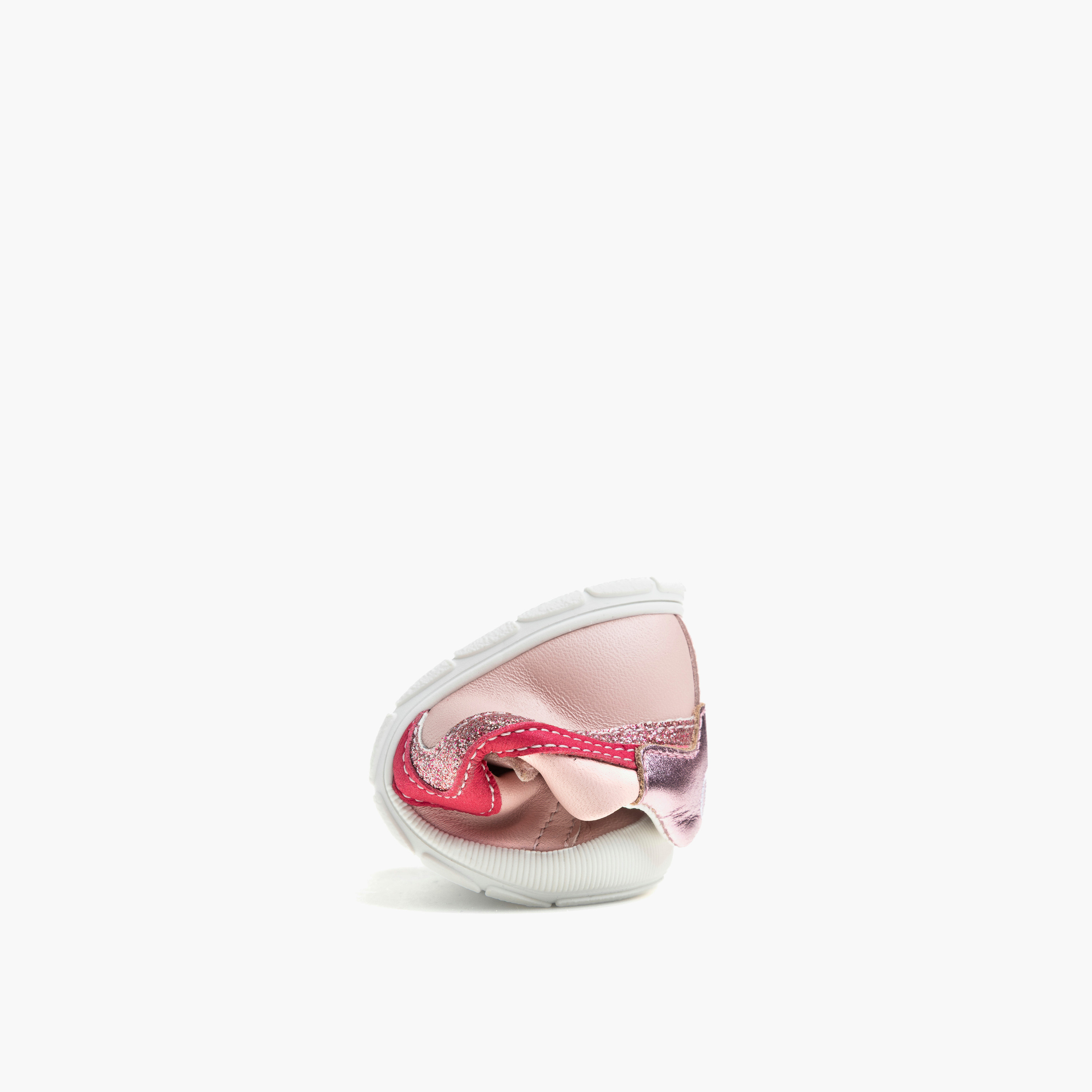 حذاء جلد مخطط بشريط إغلاق لاصق من بابلوفسكي-baby-girls-shoes-booties-image-5