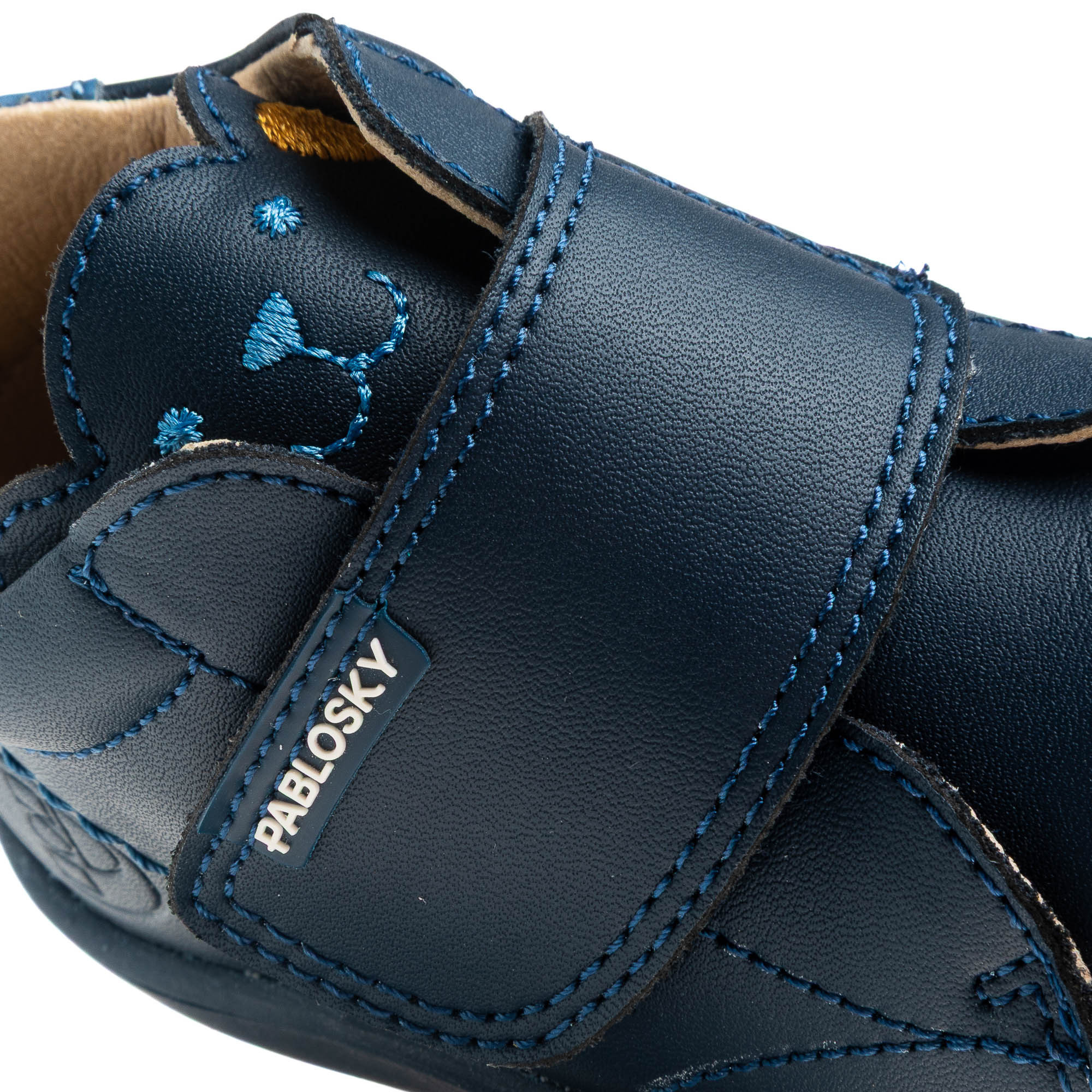 أبوات بشريط إغلاق لاصق وتفاصيل حياكة من بابلوسكي-baby-boys-shoes-closedshoes-image-6