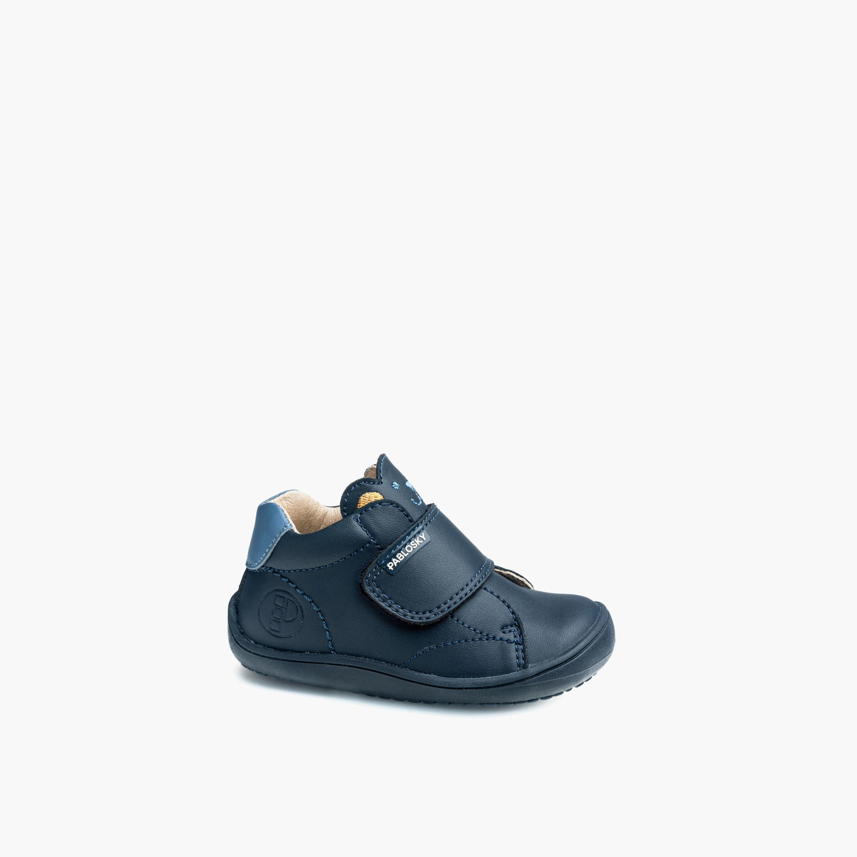 أبوات بشريط إغلاق لاصق وتفاصيل حياكة من بابلوسكي-baby-boys-shoes-closedshoes-image-7
