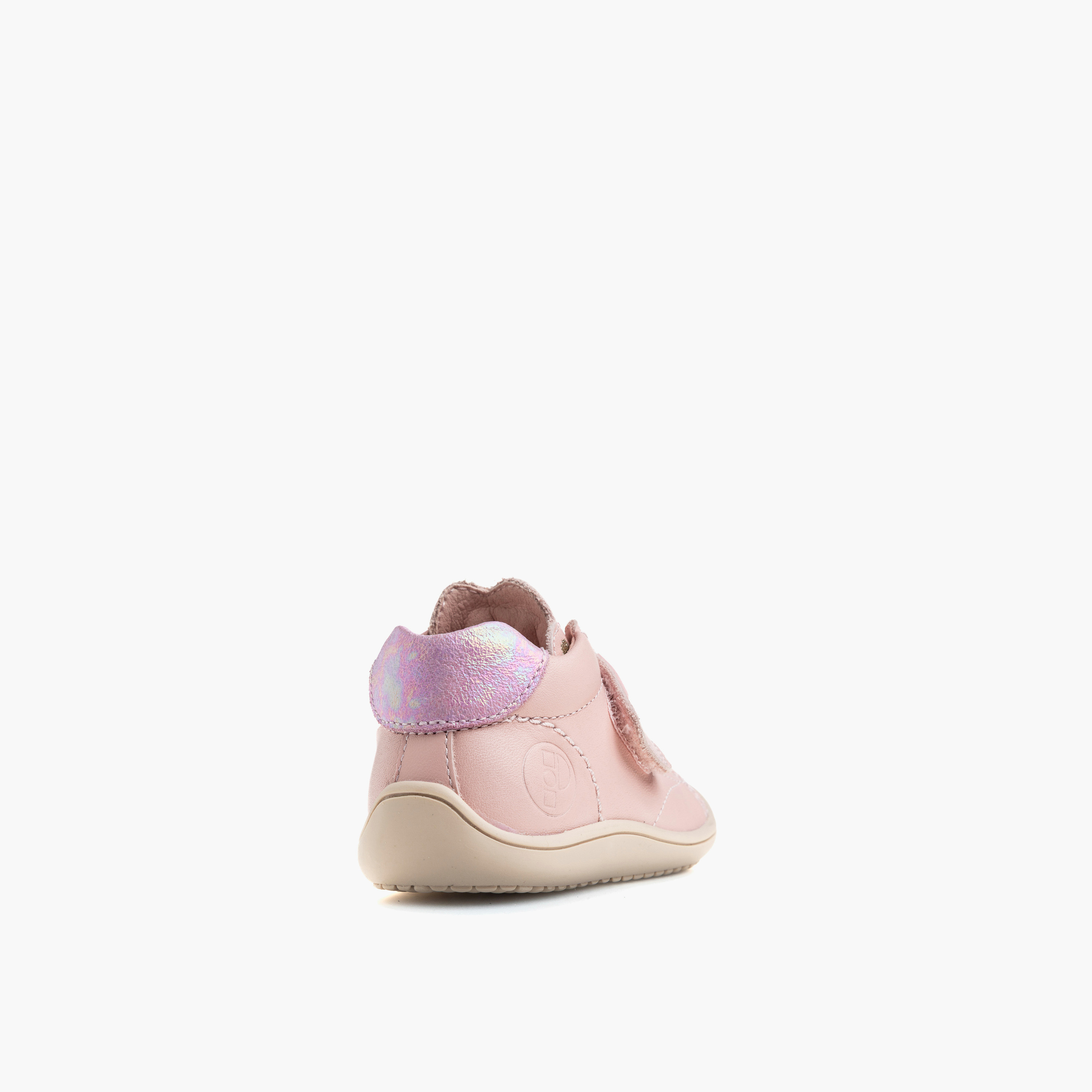 Pablosky Ankle Sneakers with Hook & Loop Closure, Stitch Design-baby-girls-shoes-closedshoes-image-2