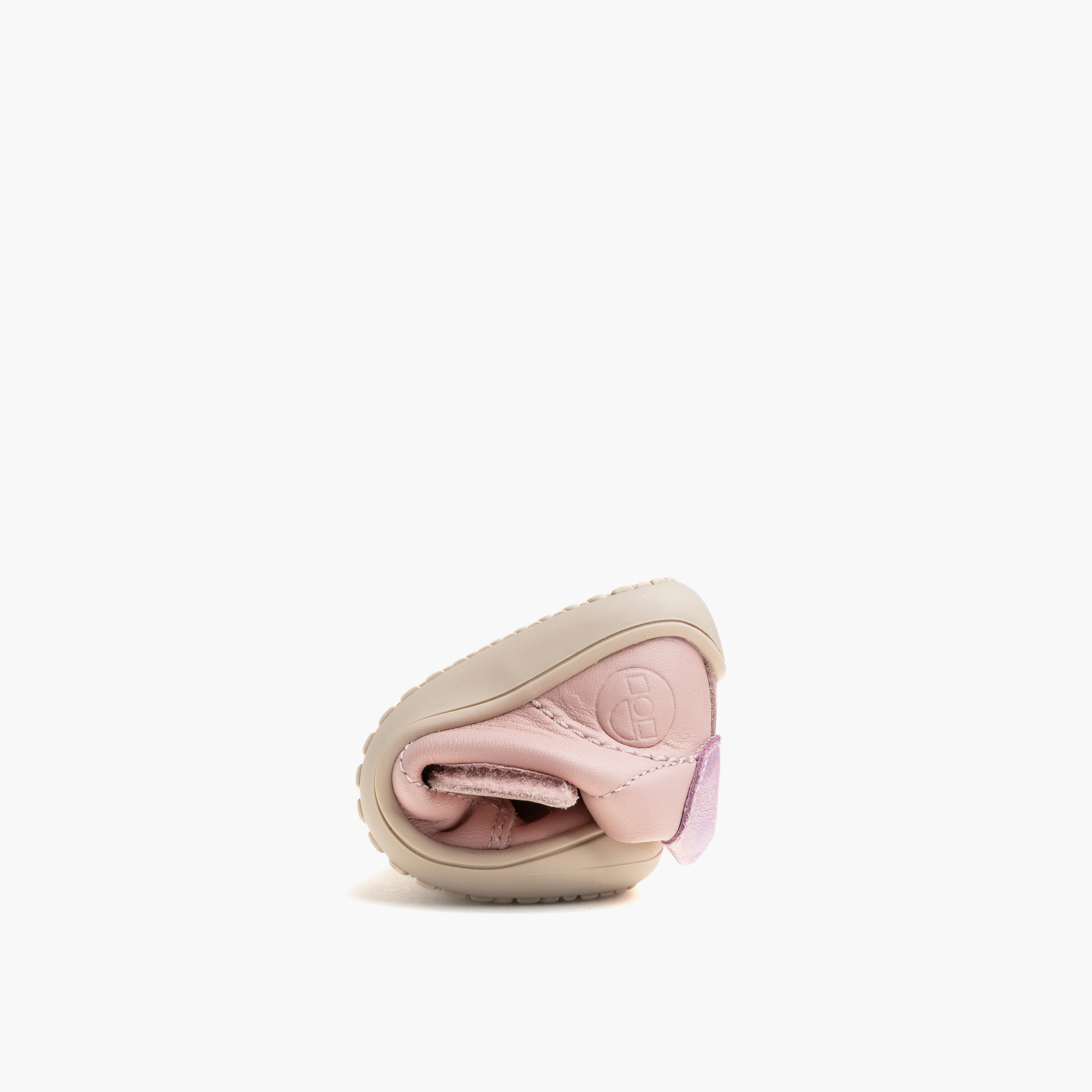 Pablosky Ankle Sneakers with Hook & Loop Closure, Stitch Design-baby-girls-shoes-closedshoes-image-5