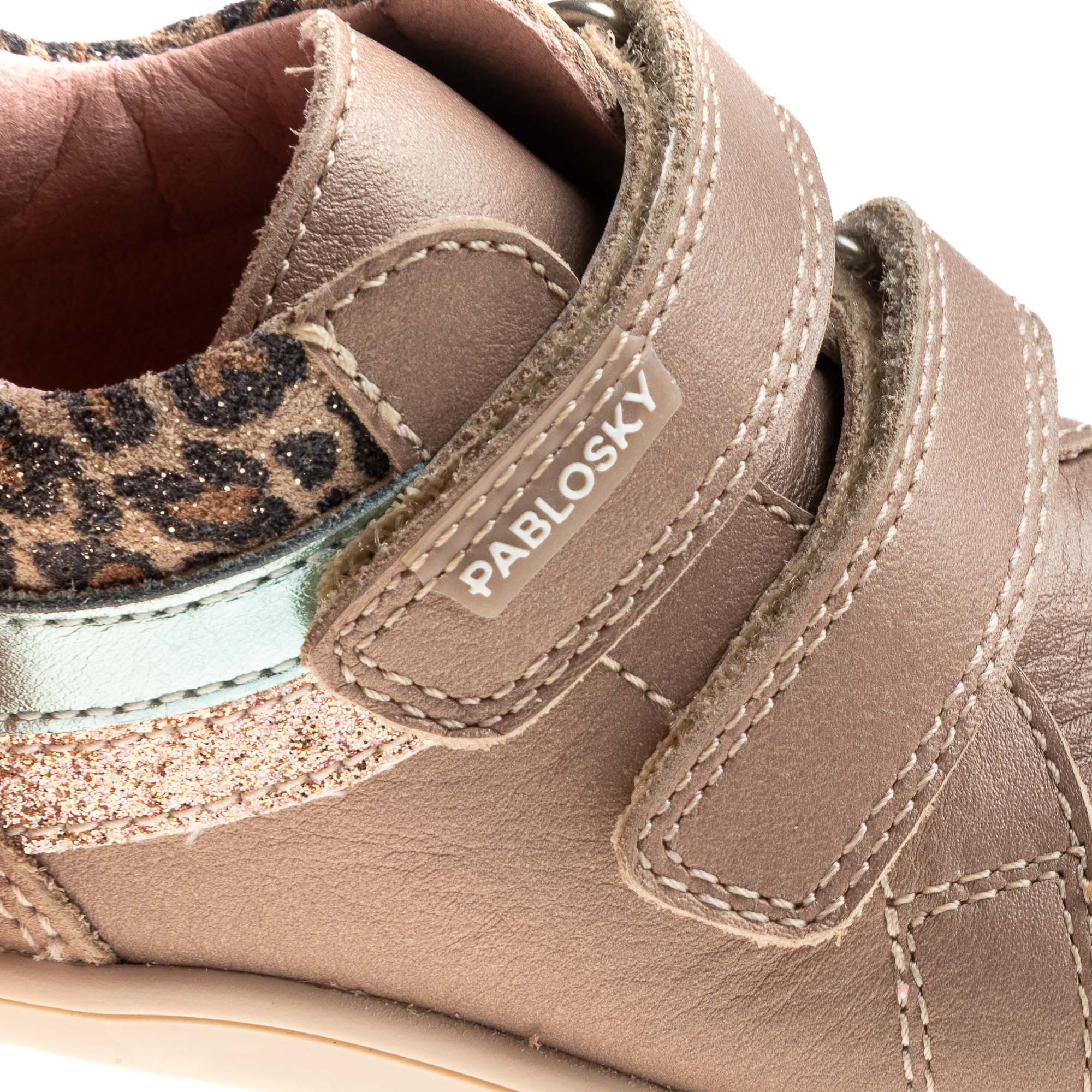 حذاء سنيكرز للكاحل بشريط لاصق وبطبعات حيوانات من بابلوسكي-baby-girls-shoes-closedshoes-image-6