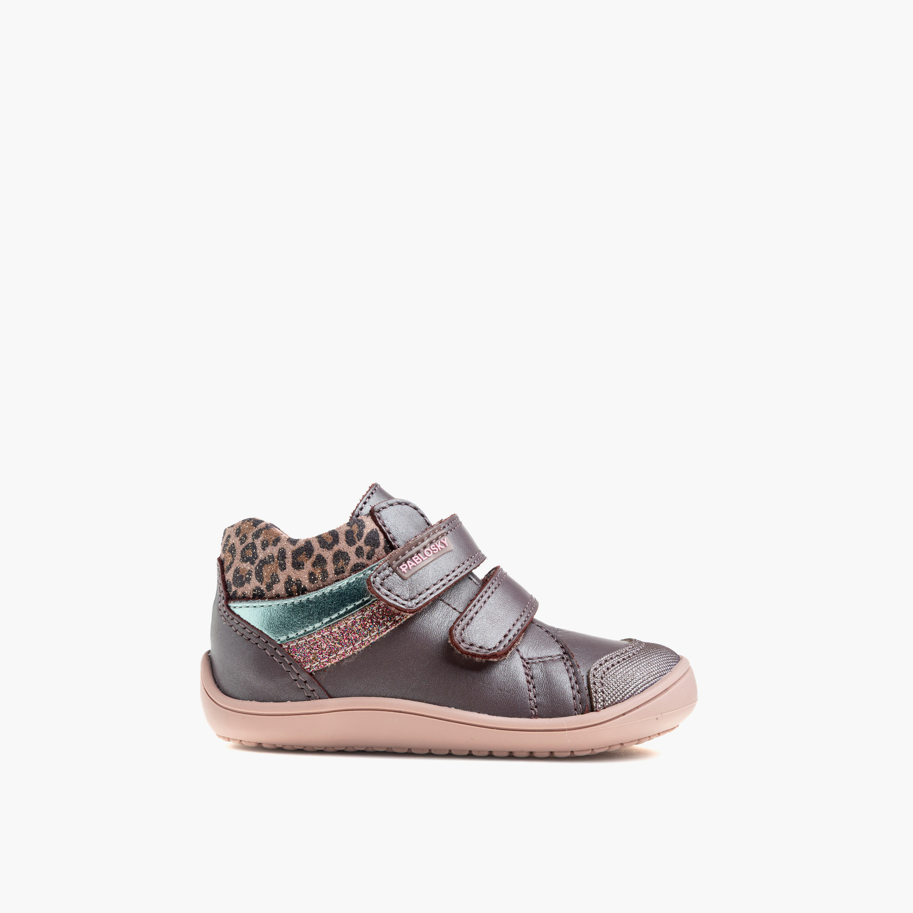 حذاء رياضي للكاحل بشريط إغلاق لاصق بطبعة حيوانات من بابلوفسكي-girls-shoes-sneakers-image-1