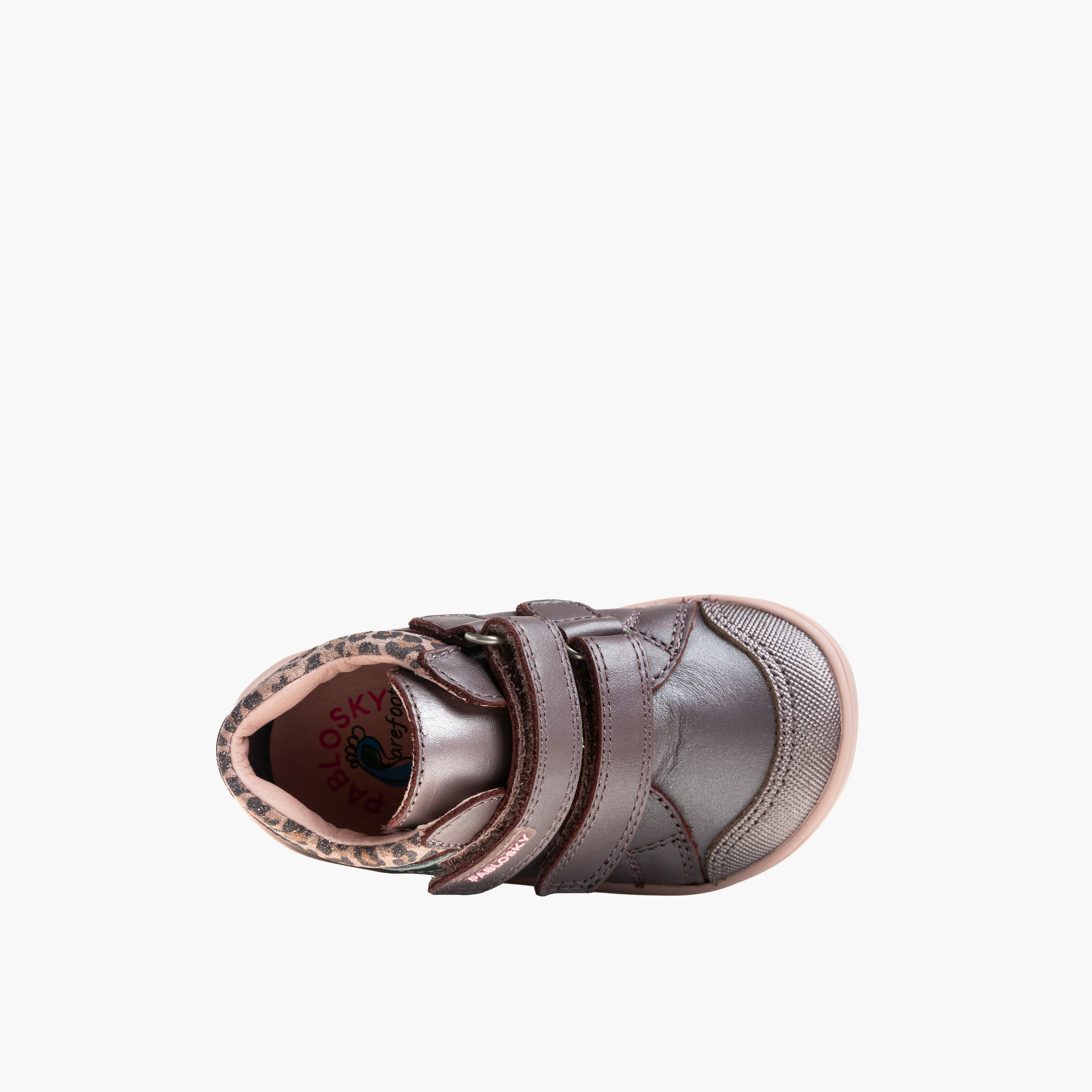 حذاء رياضي للكاحل بشريط إغلاق لاصق بطبعة حيوانات من بابلوفسكي-girls-shoes-sneakers-image-3