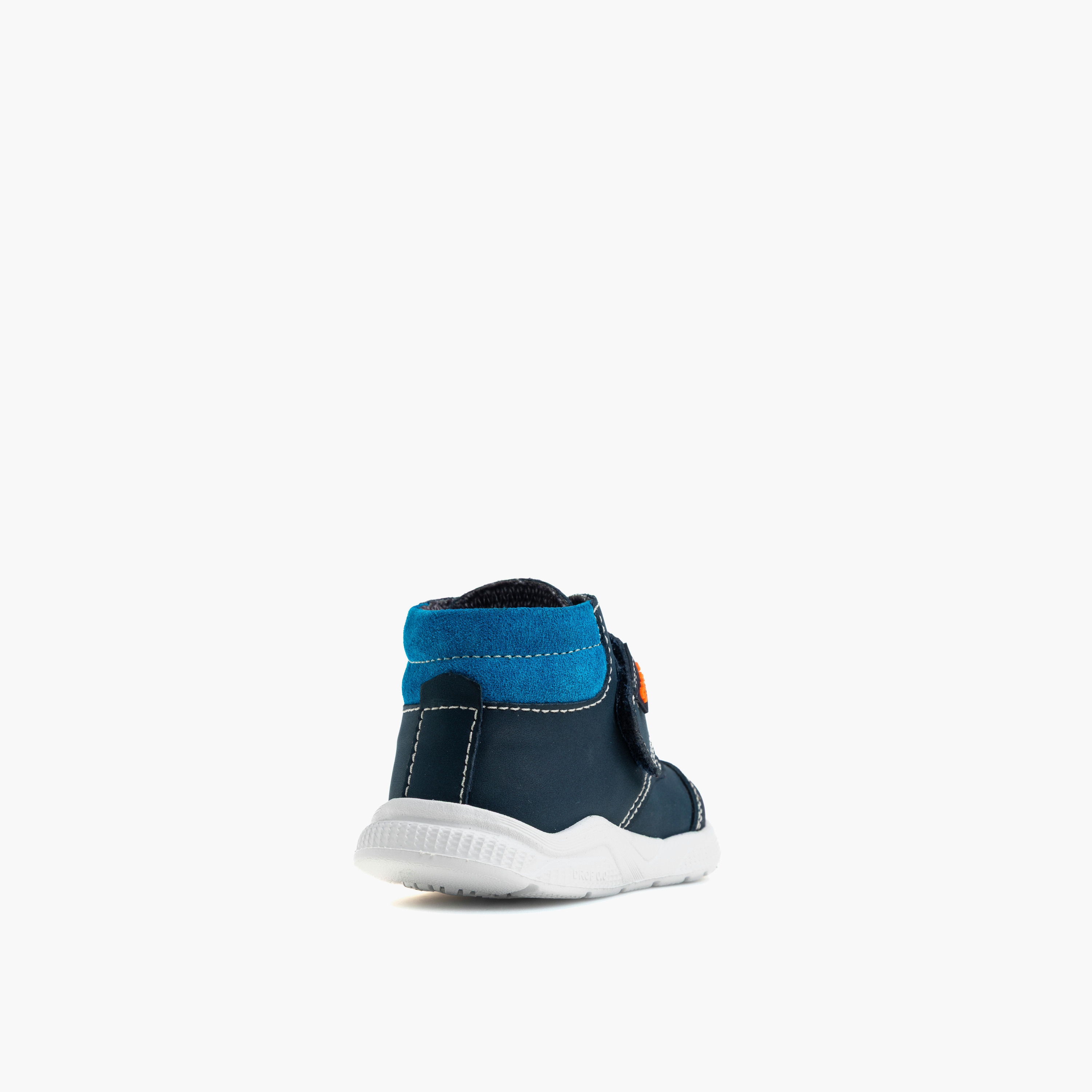 حذاء رياضي للكاحل بشريط إغلاق لاصق وتفاصيل خياطة من بابلوفسكي-baby-boys-shoes-closedshoes-image-2