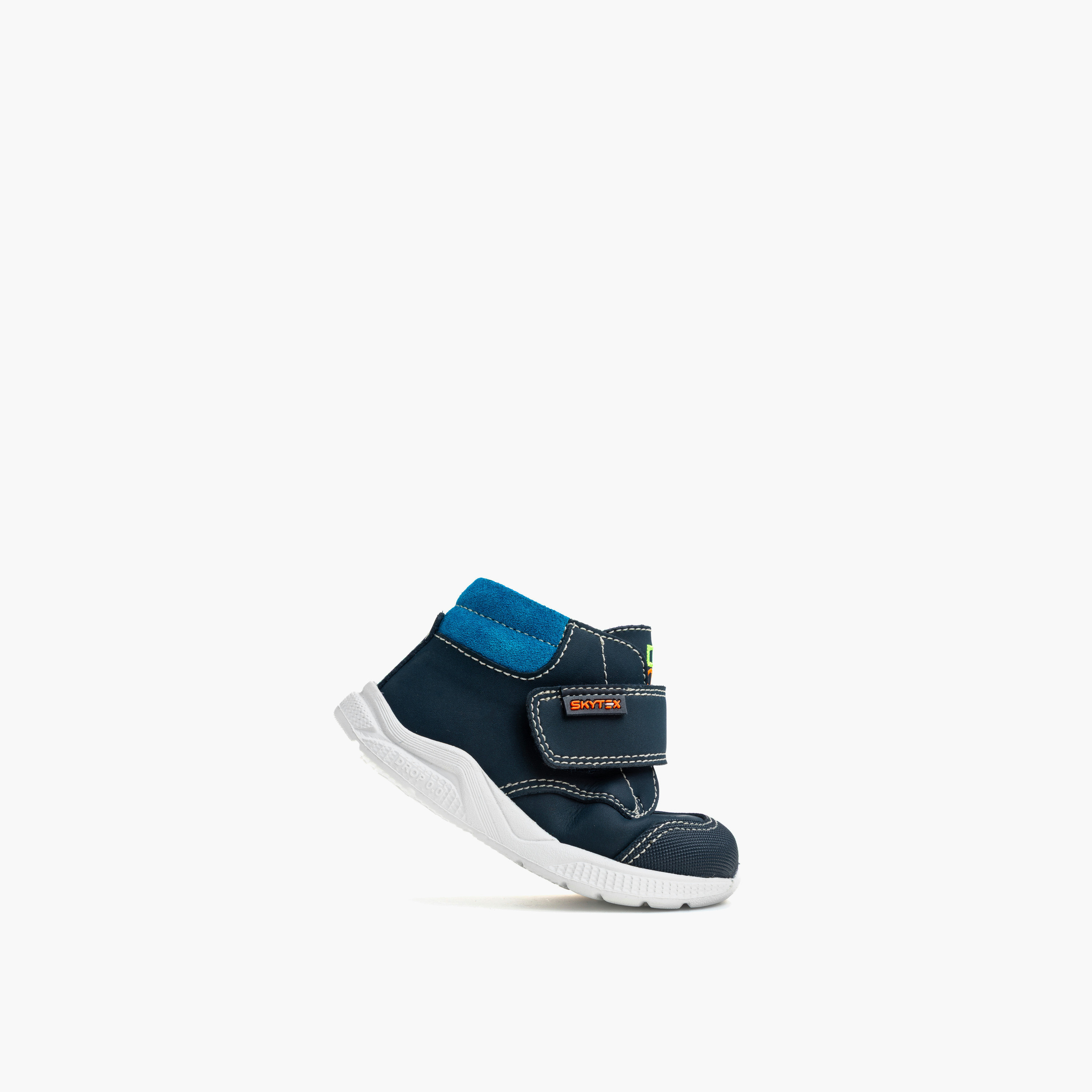 حذاء رياضي للكاحل بشريط إغلاق لاصق وتفاصيل خياطة من بابلوفسكي-baby-boys-shoes-closedshoes-image-4