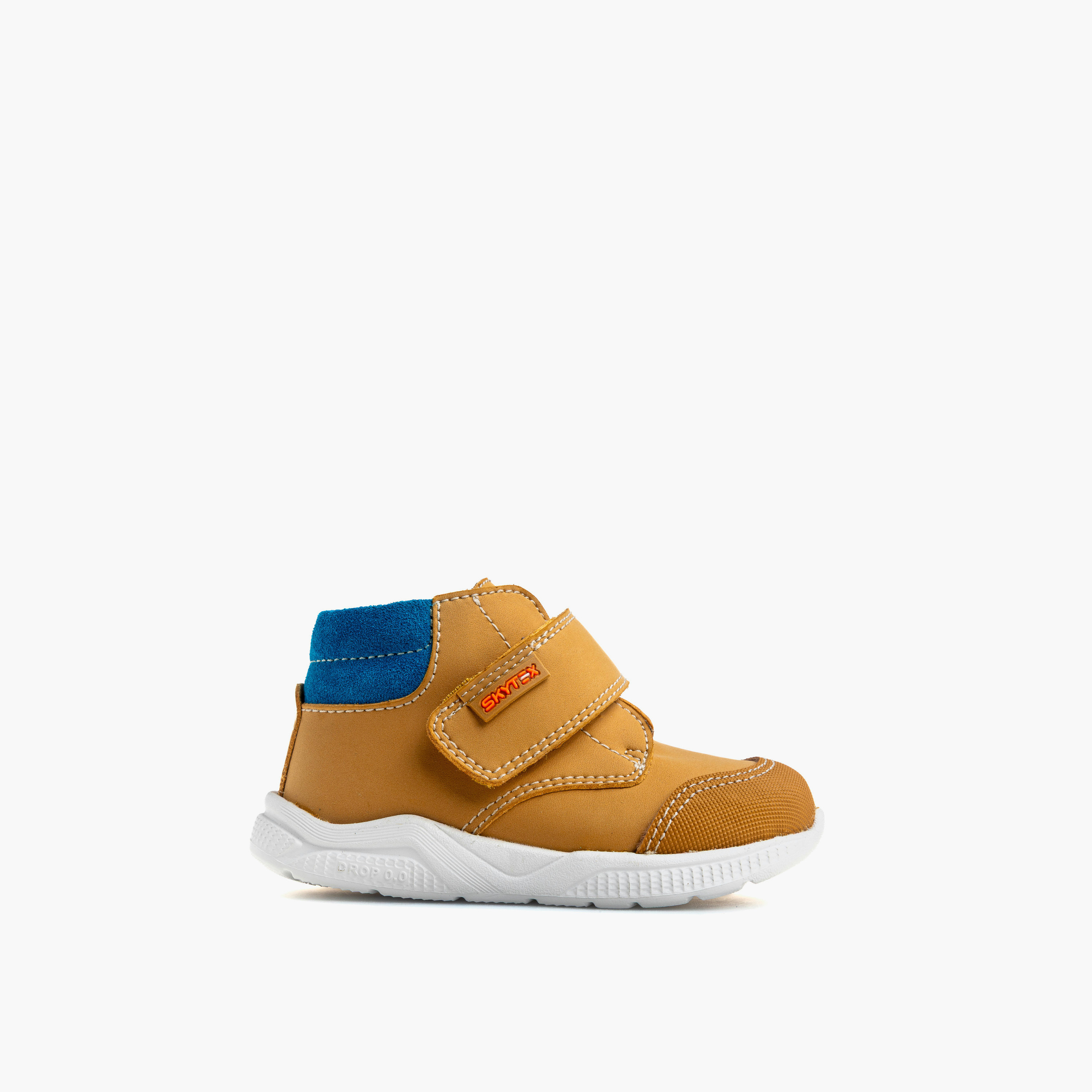 أبوات بشريط إغلاق لاصق وتفاصيل حياكة من بابلوسكي-baby-boys-shoes-closedshoes-image-1