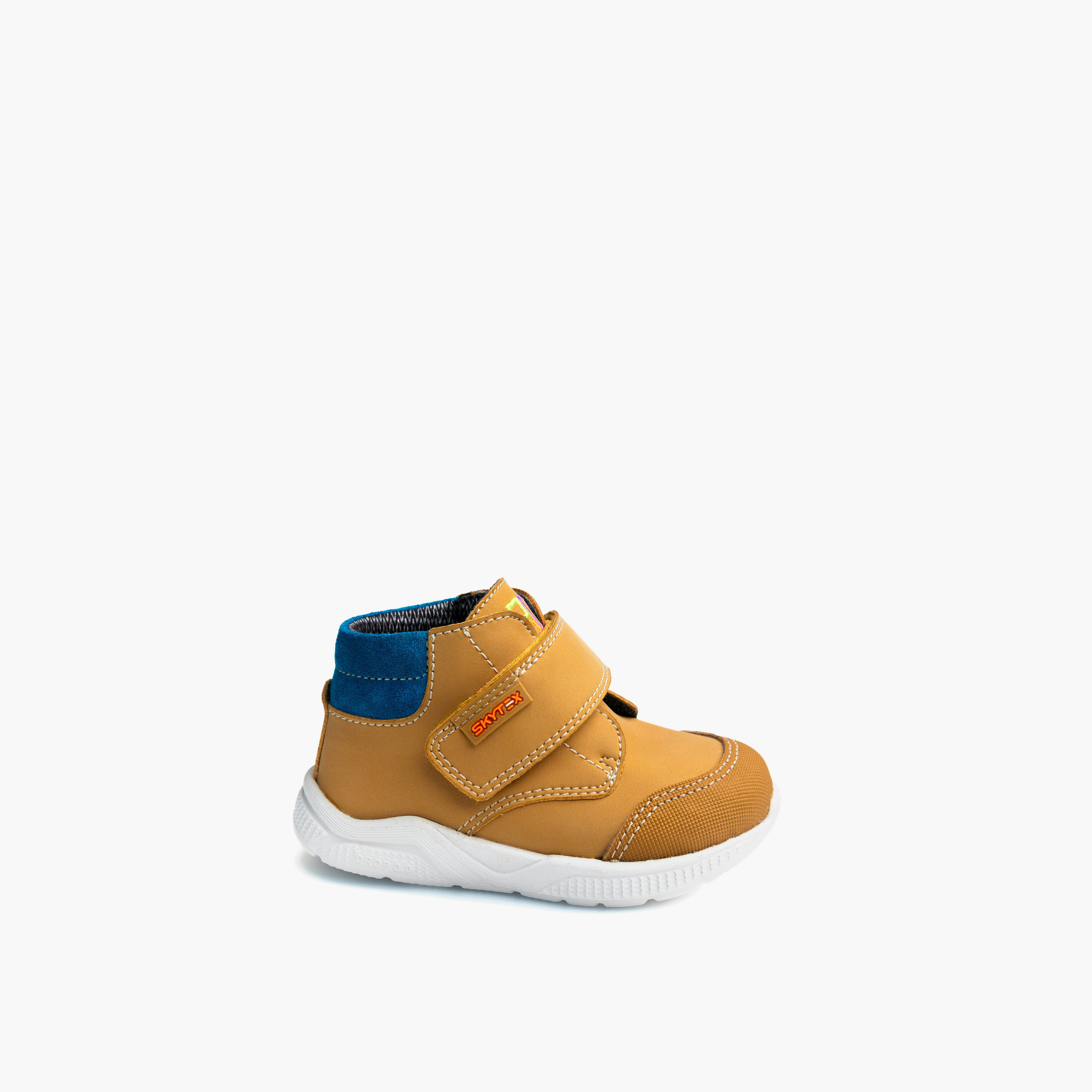 أبوات بشريط إغلاق لاصق وتفاصيل حياكة من بابلوسكي-baby-boys-shoes-closedshoes-image-7