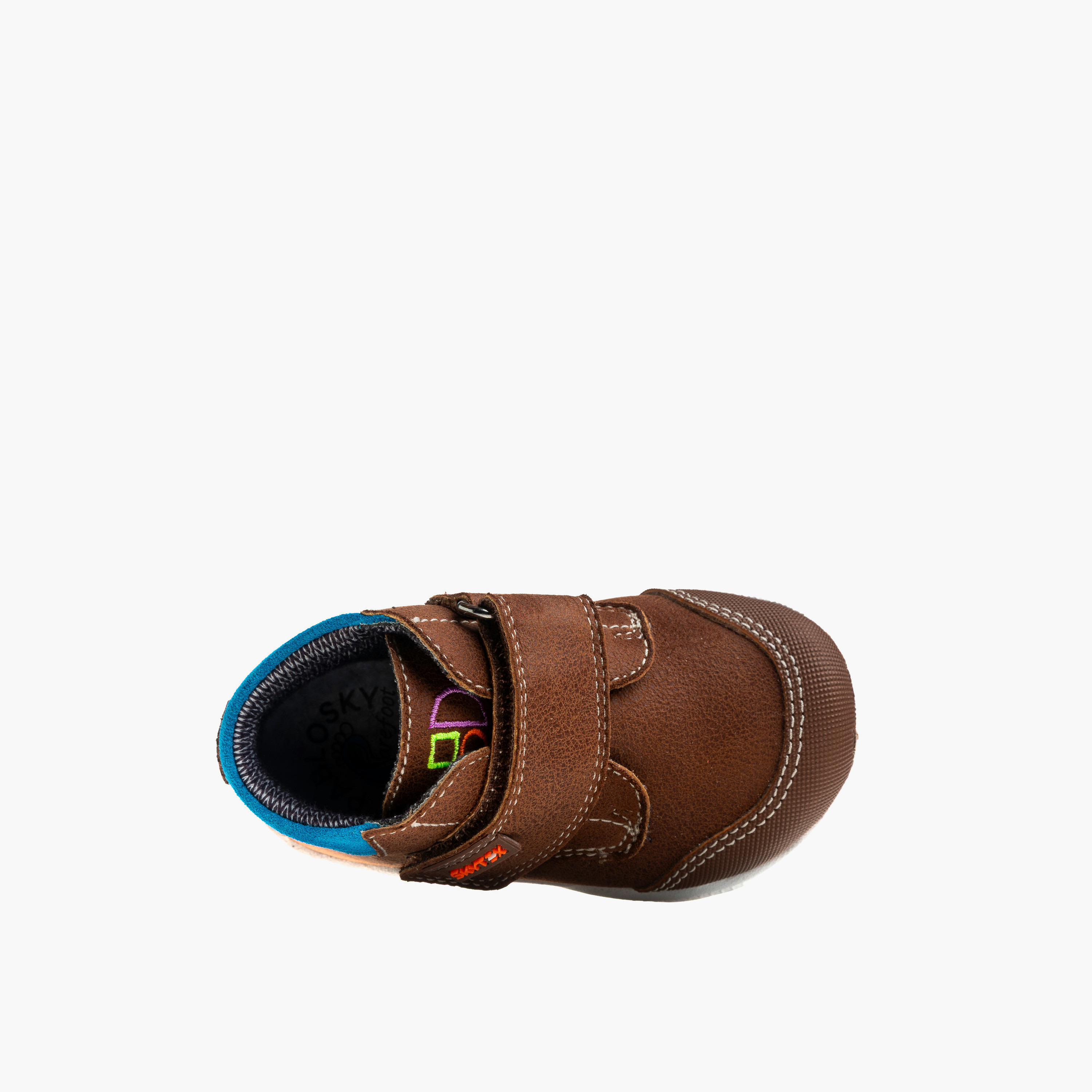 أبوات بشريط إغلاق لاصق وتفاصيل حياكة من بابلوسكي-baby-boys-shoes-closedshoes-image-3