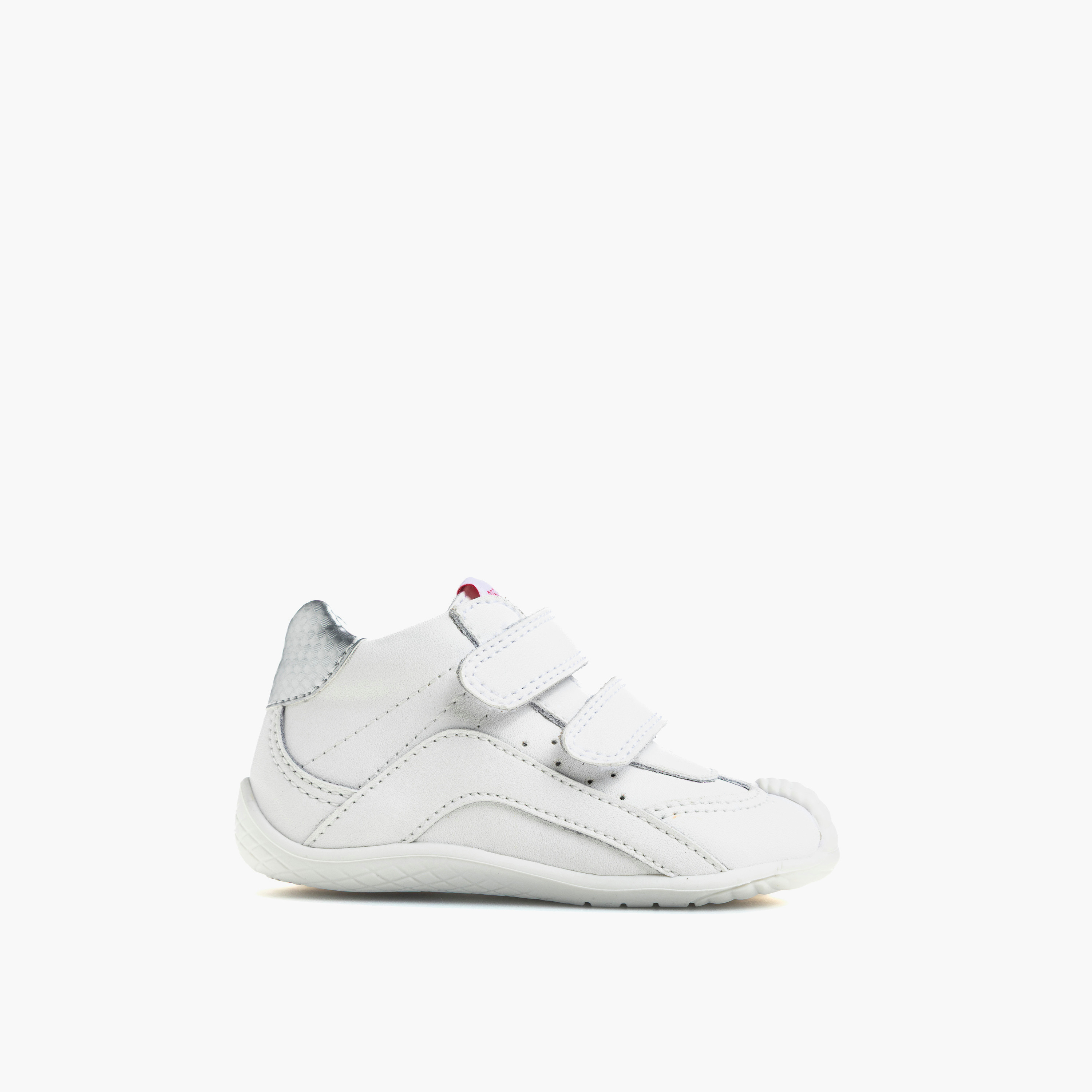 Pablosky Girls Leather Hook & Loop Sneakers-baby-girls-shoes-closedshoes-image-1