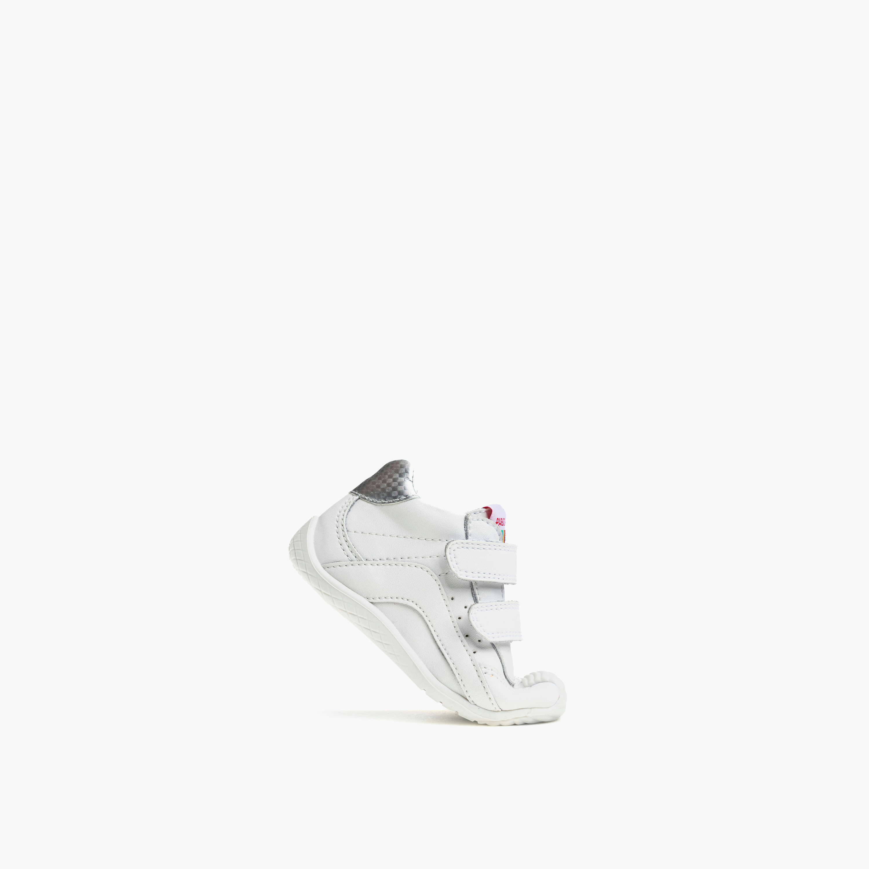 Pablosky Girls Leather Hook & Loop Sneakers-baby-girls-shoes-closedshoes-image-4