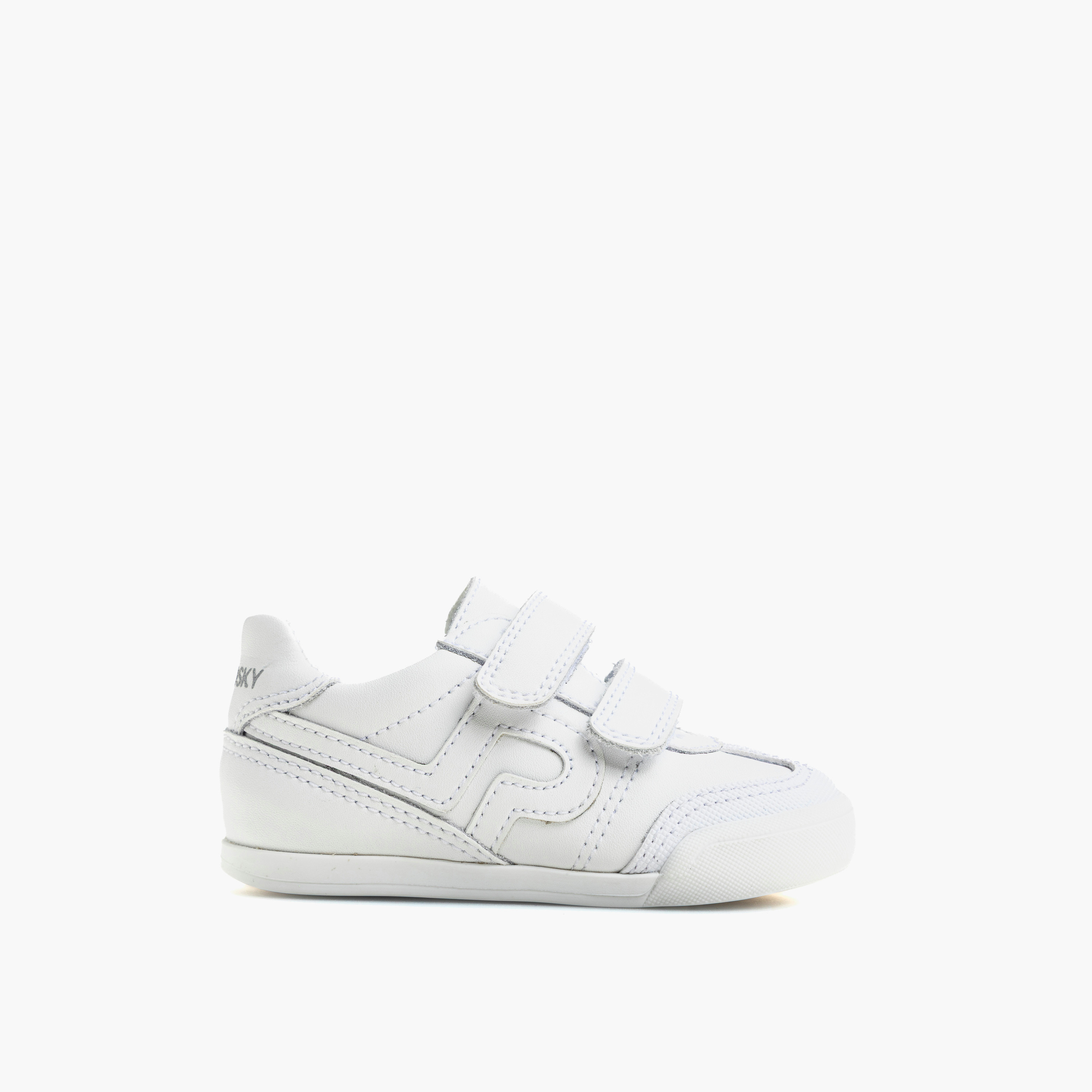 Pablosky Girls Panelled Hook & Loop School Shoes-girls-shoes-sneakers-image-1