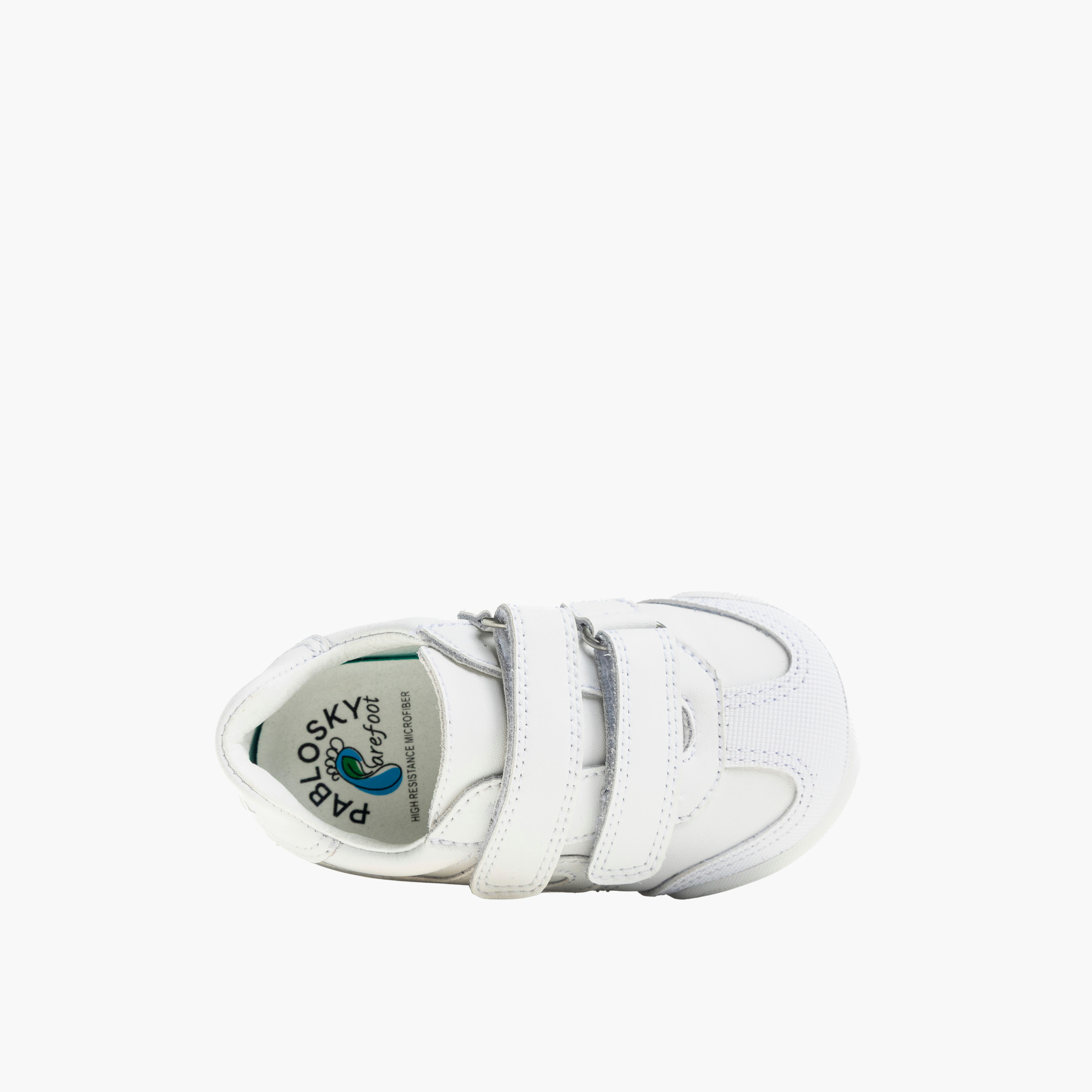 Pablosky Girls Panelled Hook & Loop School Shoes-girls-shoes-sneakers-image-3
