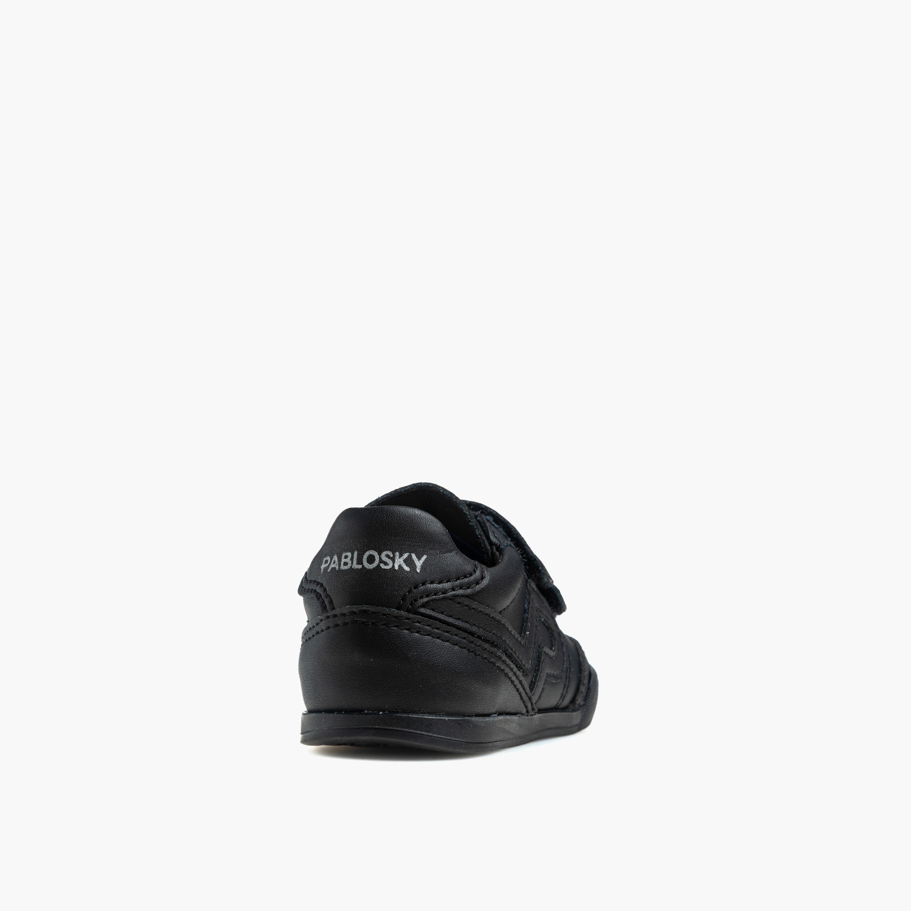 Pablosky Girls Panelled Hook & Loop School Shoes-girls-shoes-sneakers-image-2