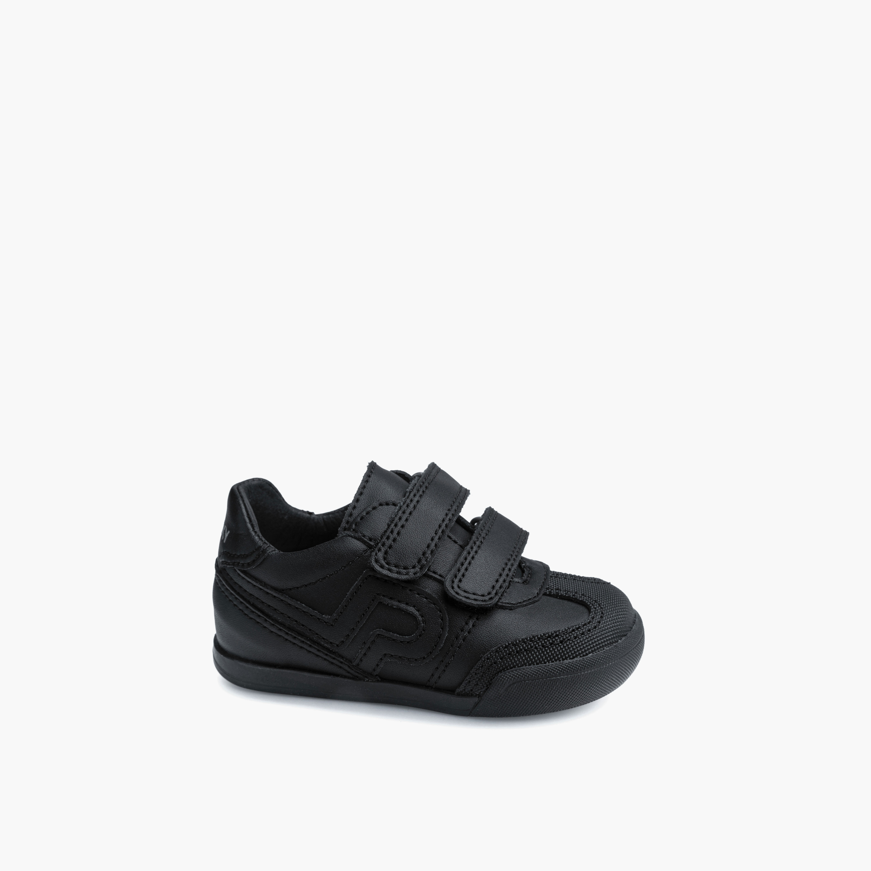 Pablosky Girls Panelled Hook & Loop School Shoes-girls-shoes-sneakers-image-7