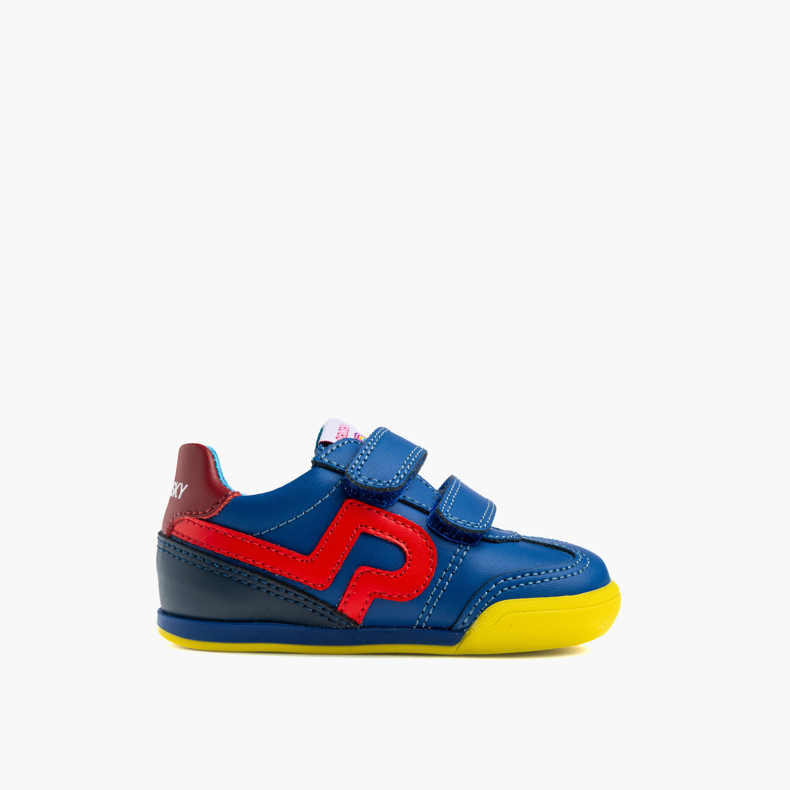 حذاء رياضي بقوالب ملونة وشريط إغلاق لاصق من بابلوفسكي-baby-boys-shoes-closedshoes-image-1