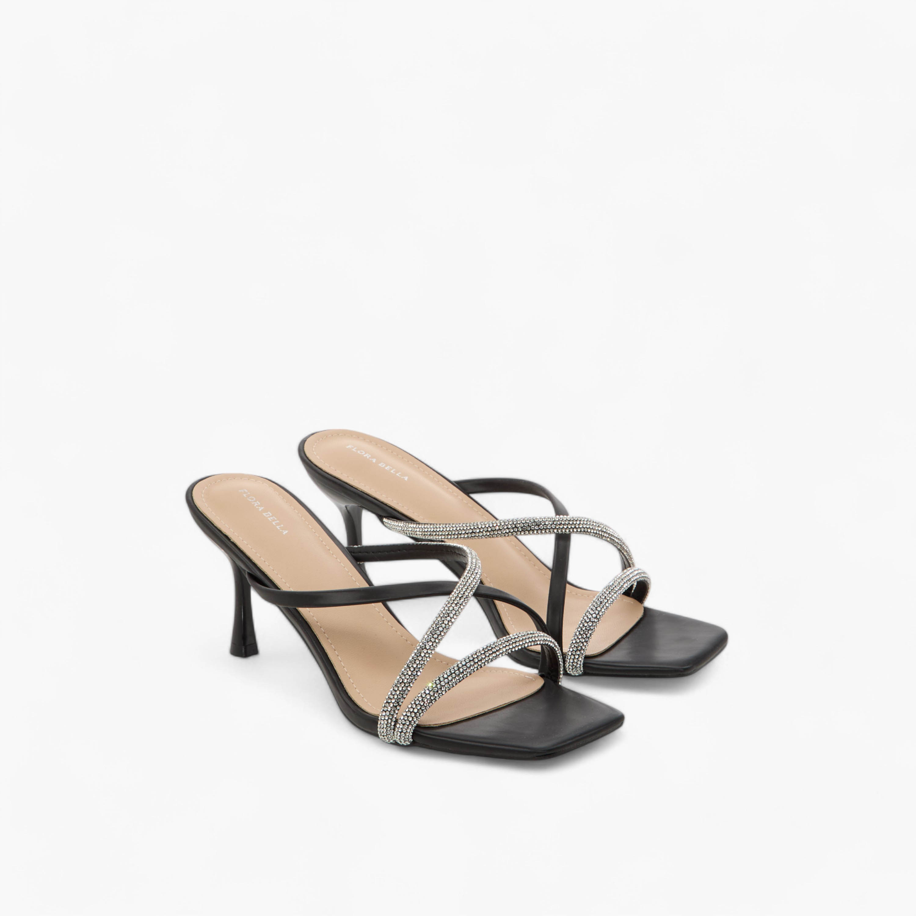 صندل مزين سهل الارتداء بكعب ستيليتو من فلورا بيلا-women-shoes-sandals-heeled-image-1