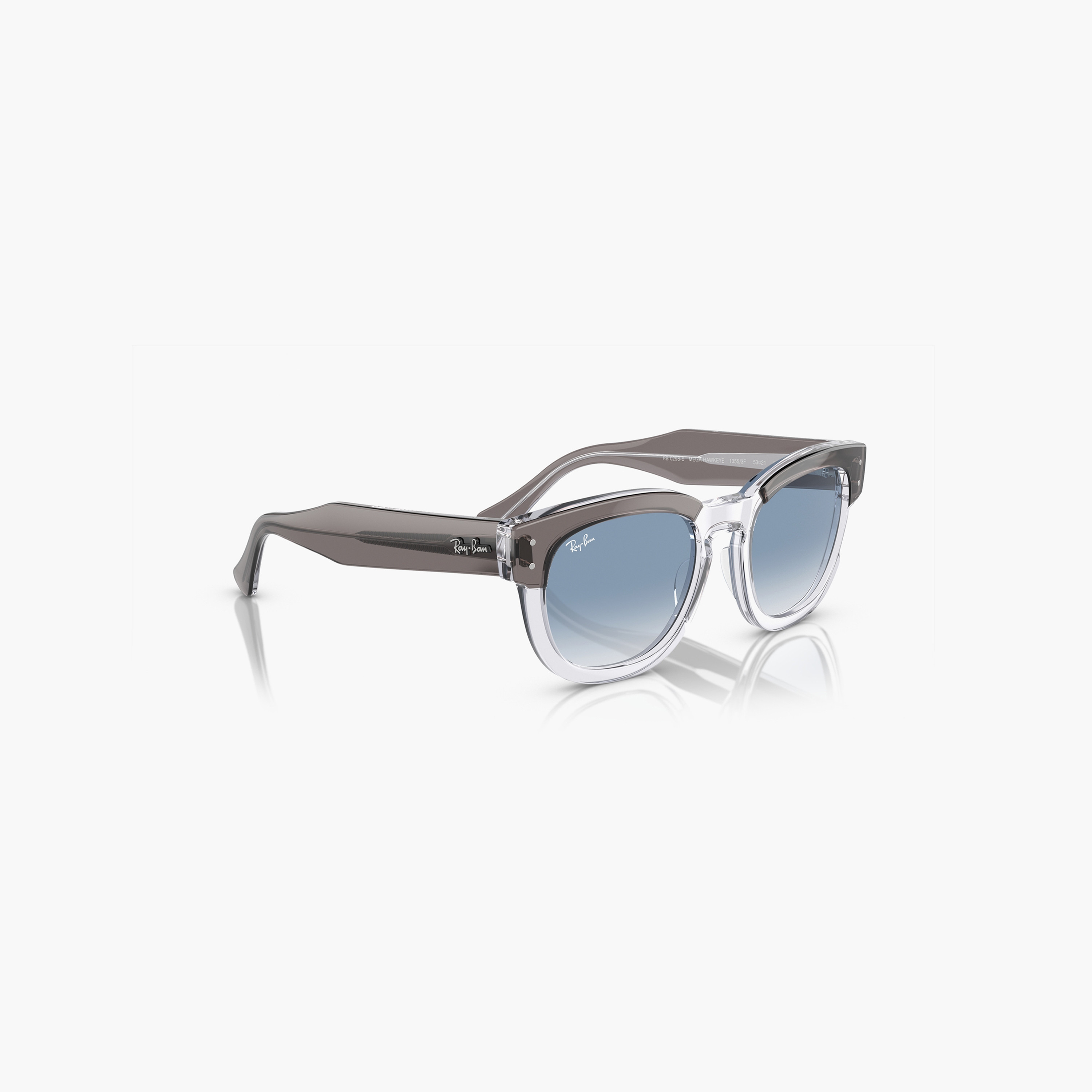 Ray-Ban Gradient Blue Lens 53 MM Square Sunglasses | 0RB0298S-men-sunglasses-image-3