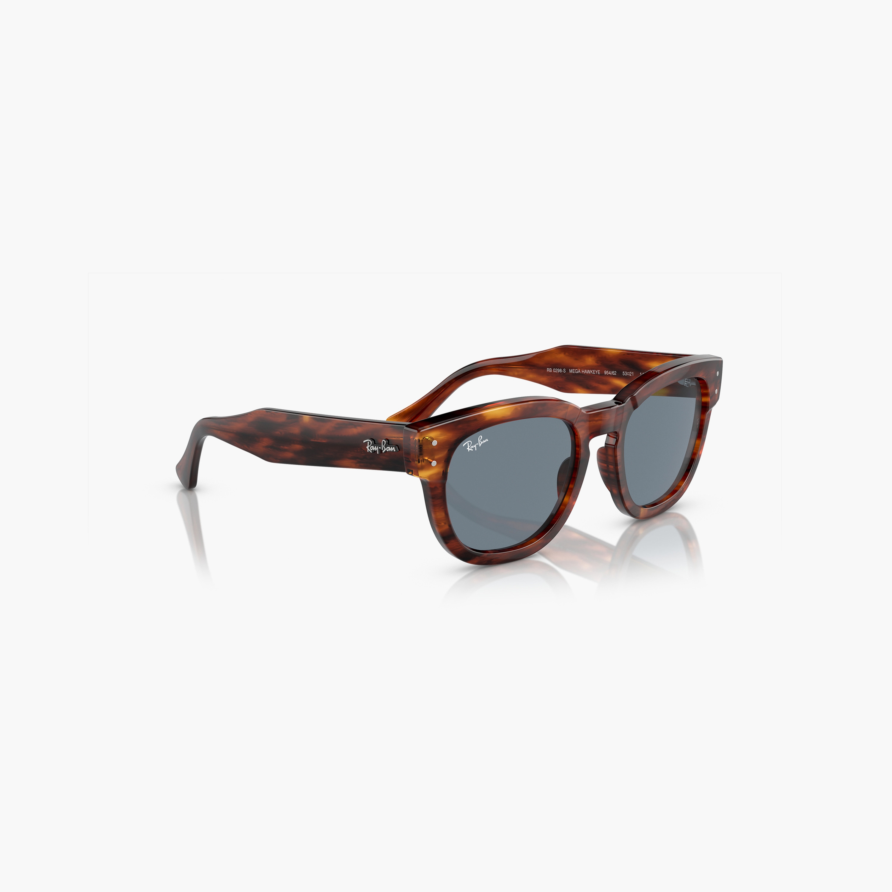 نظارات شمسية من راي بان بعدسات زرقاء مقاس 53 ملم ذات مربعة | 0RB0298S-men-sunglasses-image-3