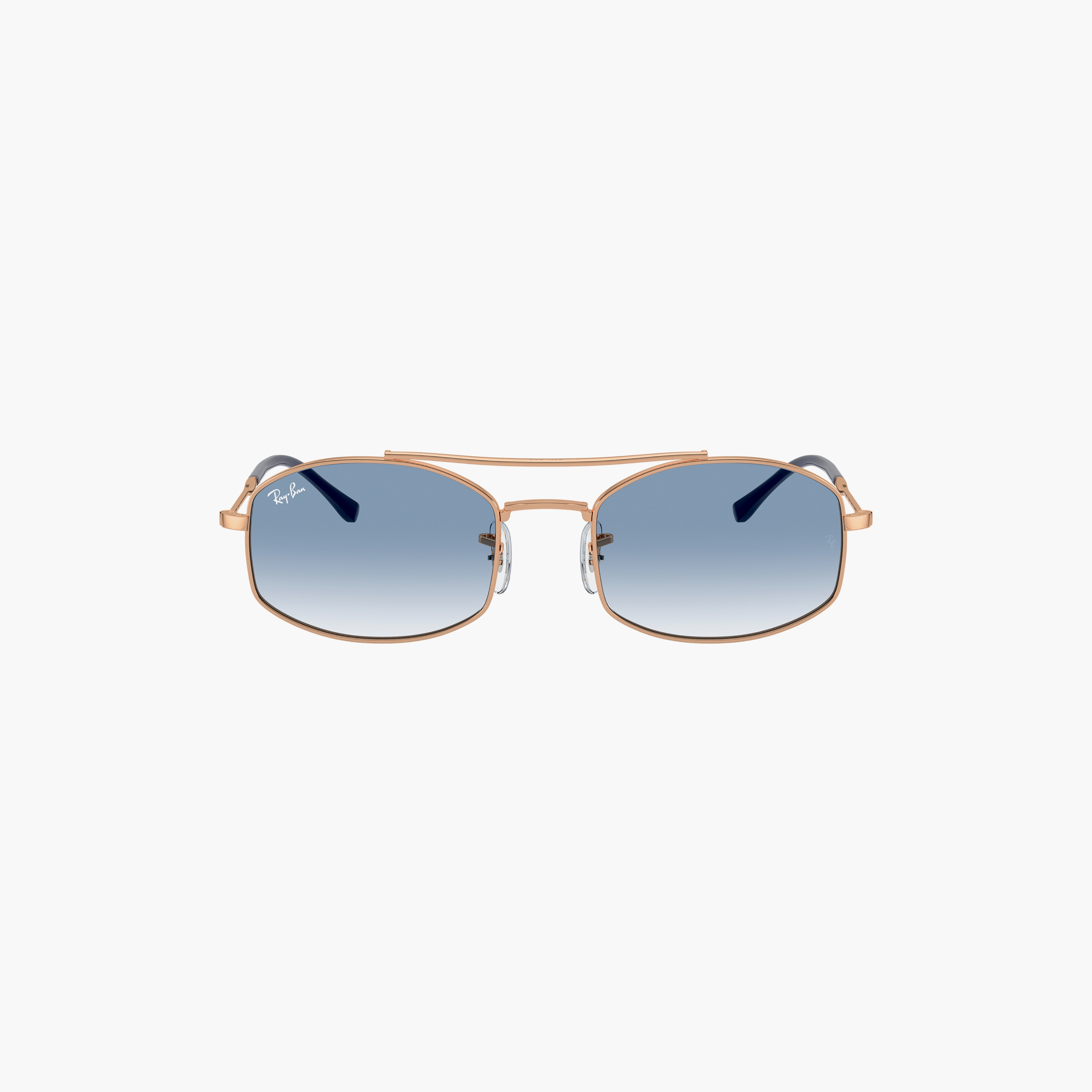 Ray-Ban Gradient Blue Lens 54 MM Oval Sunglasses | 0RB3719-men-sunglasses-image-4
