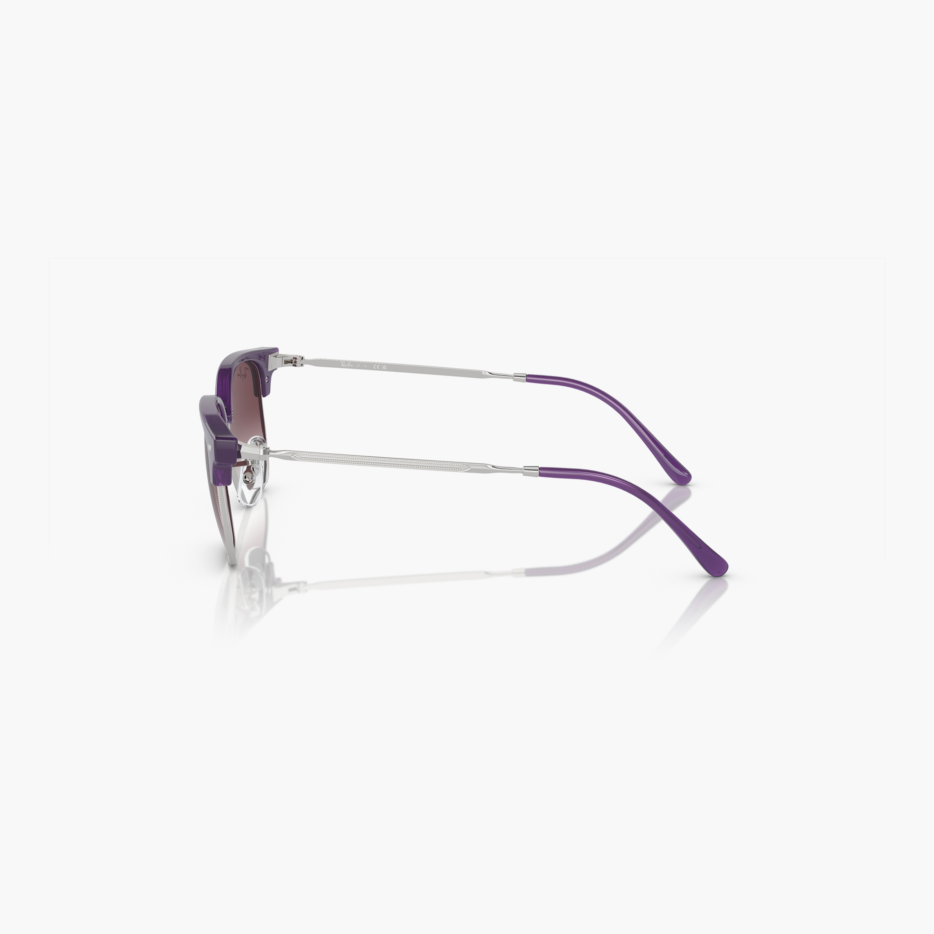 Ray-Ban Kids Gradient Violet Lens 47 MM Square Sunglasses | 0RJ9116S-girls-accessories-sunglasses-image-5
