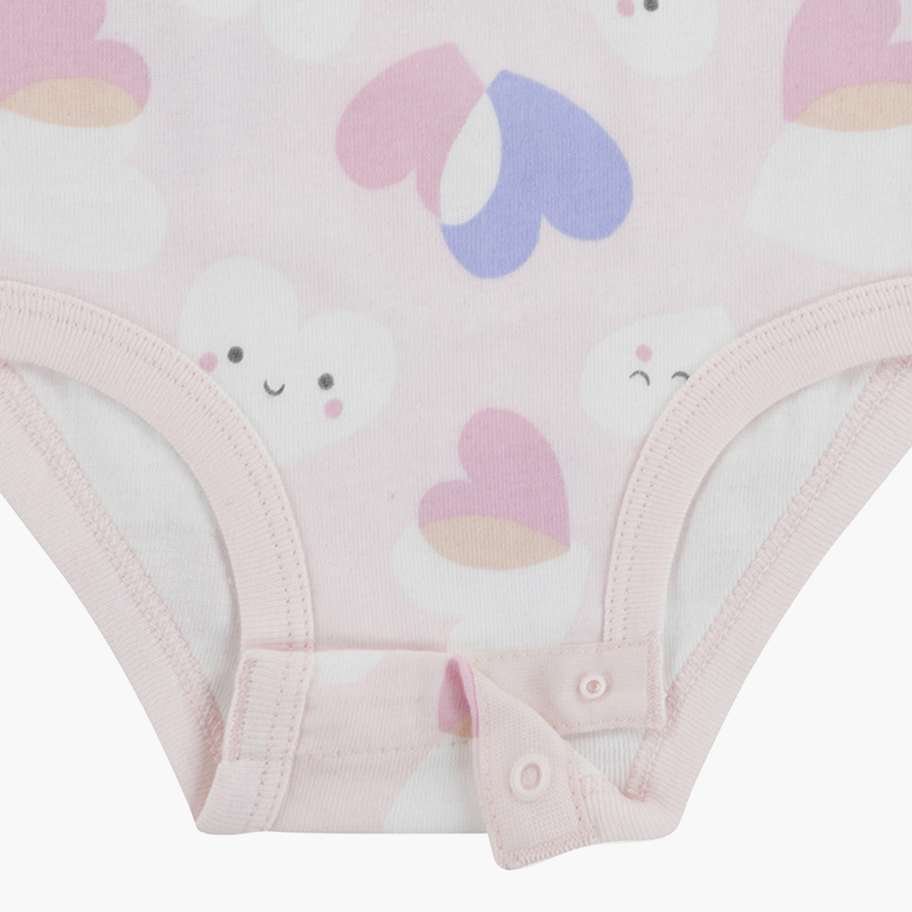 Huggies 3-Piece Printed Short Sleeves Bodysuits-baby-girls-clothing-bodysuits-image-3