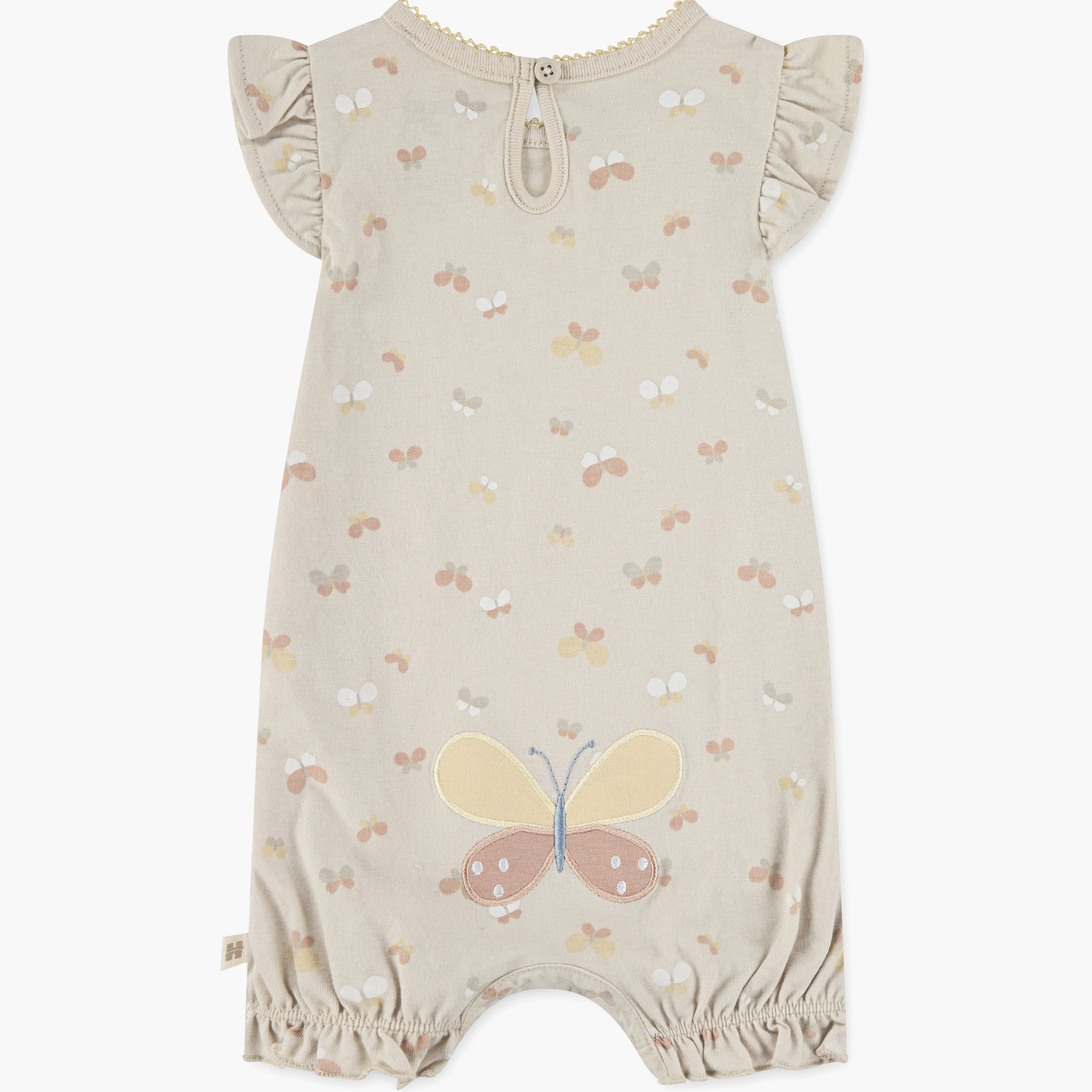 Huggies Printed Cap Sleeves Romper-baby-girls-clothing-rompers-image-2