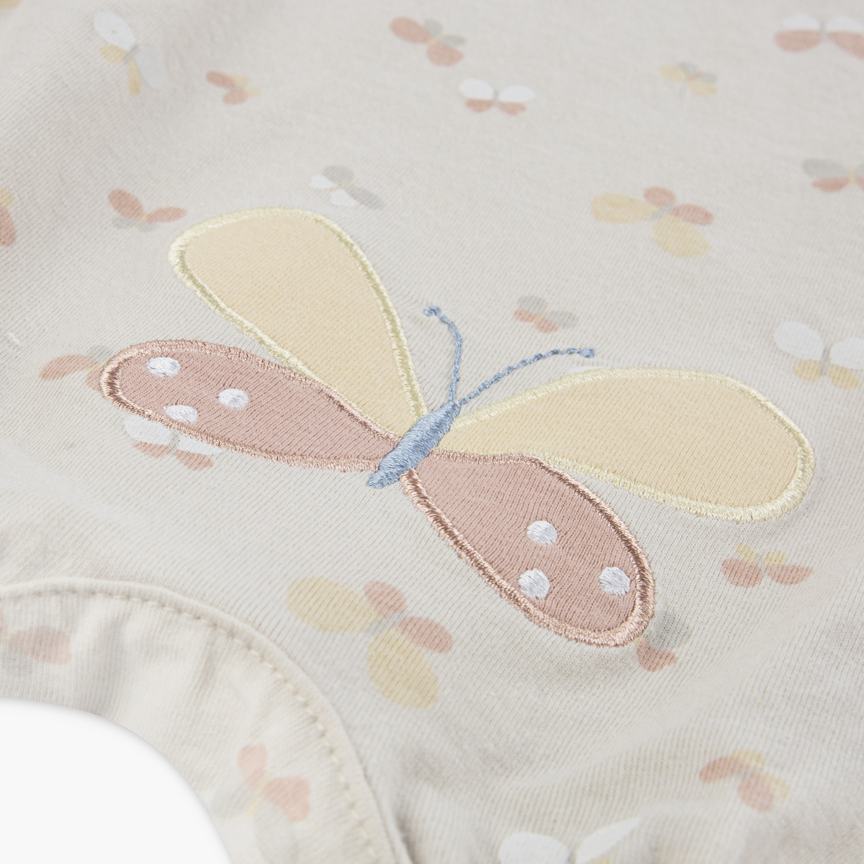 Huggies Printed Cap Sleeves Romper-baby-girls-clothing-rompers-image-3